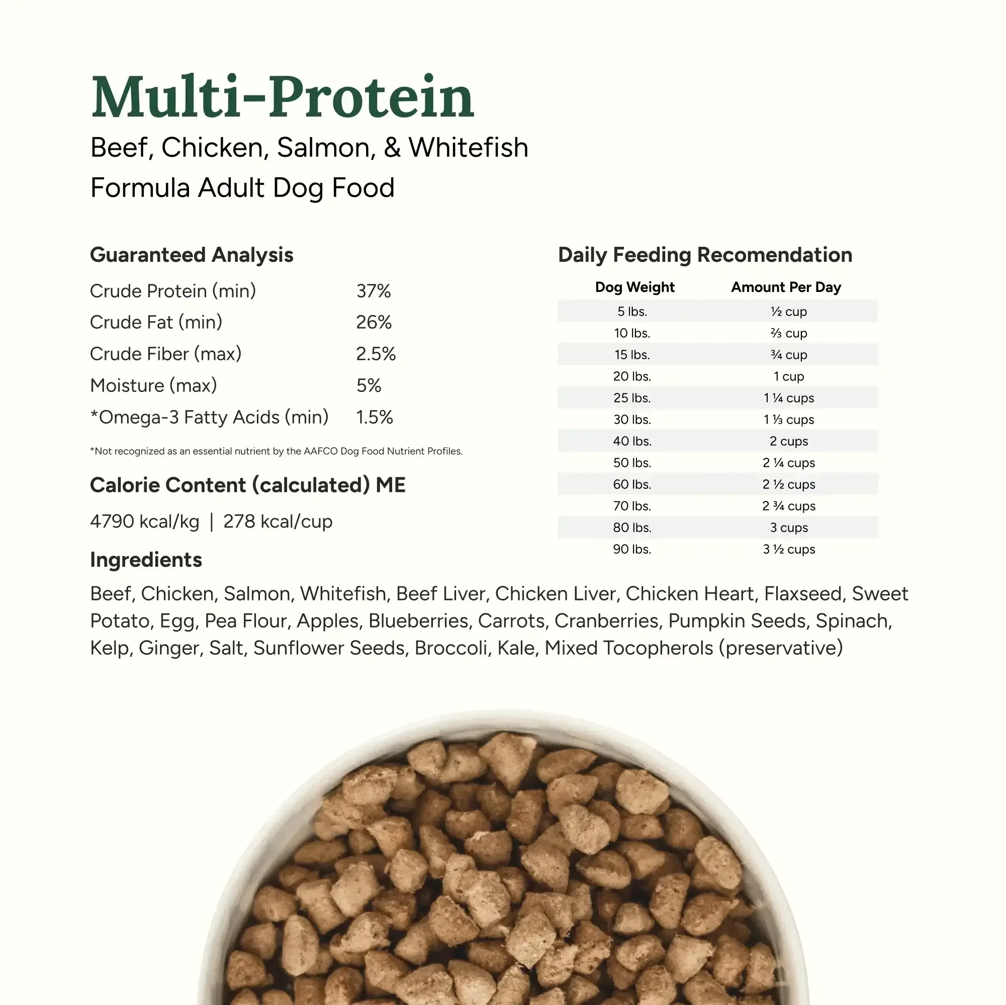 360 Pet Nutrition Multi Protein Flavor Freeze Dried Dog Food - Image 9