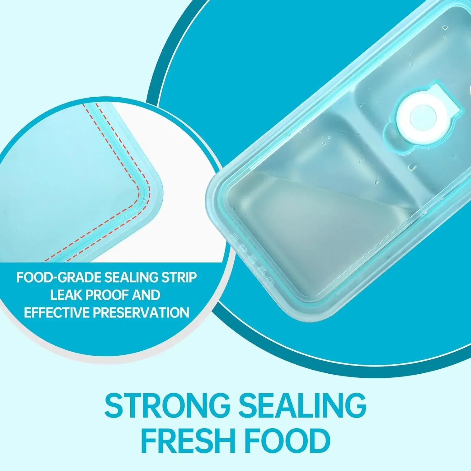 9 Pcs Stainless Steel Snack Containers with Lids and Lunch Box Bag, Grab and Go Snack Containers, Reusable 2 Compartment Stainless Steel Food Storage Containers Set for Travel & Outdoor Camping - Image 3