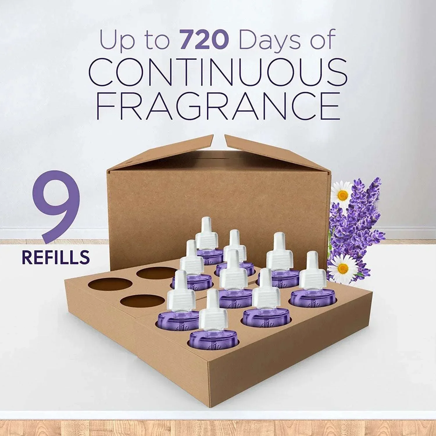 Air Wick Scented Oil Air Freshener, Fresh Linen, 9 refills - Image 4