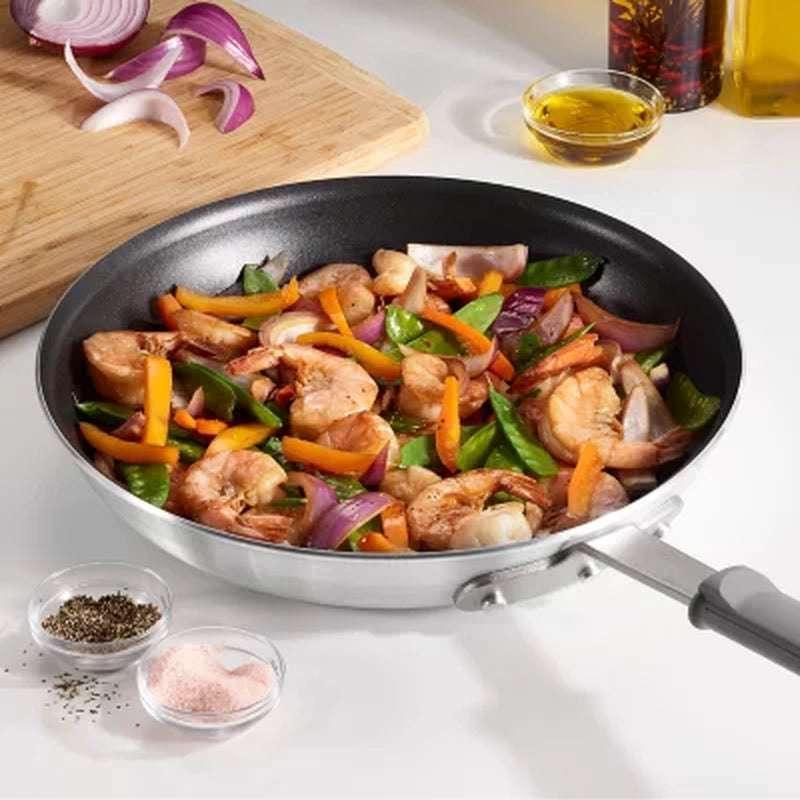 Aluminum Nonstick Restaurant Fry Pan - Image 3