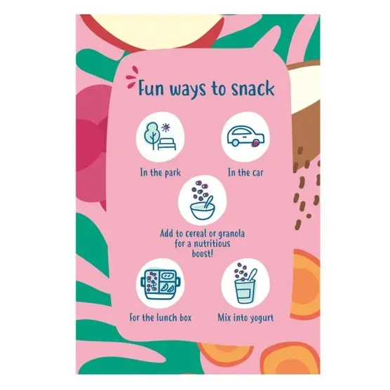 Amara Organic Yogurt Smoothie Carrot Raspberry Melts, 4 (1 oz) bag per box - Image 3