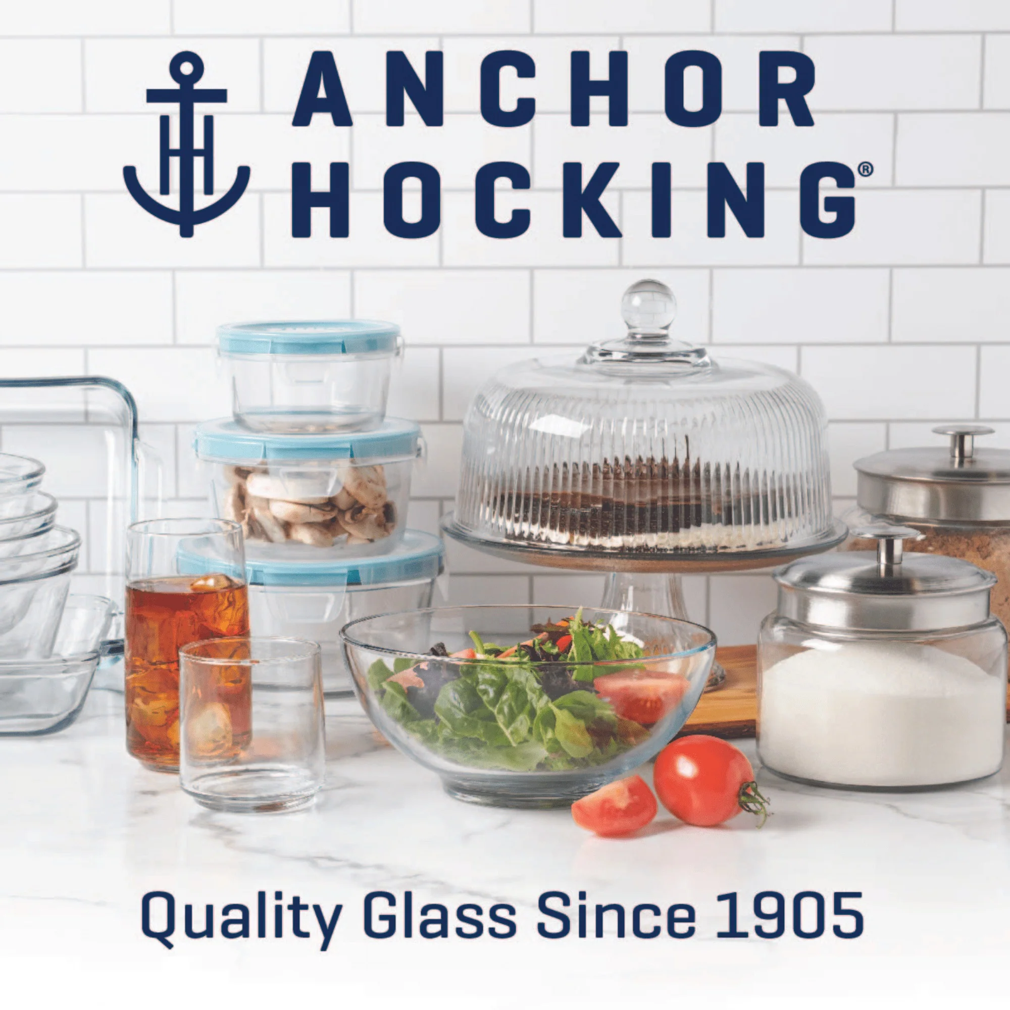 Anchor Hocking Heritage Hill Glass Jar with Lid, 1 Gallon, Well Suited to Pantry Jar Storage and Display - Image 6