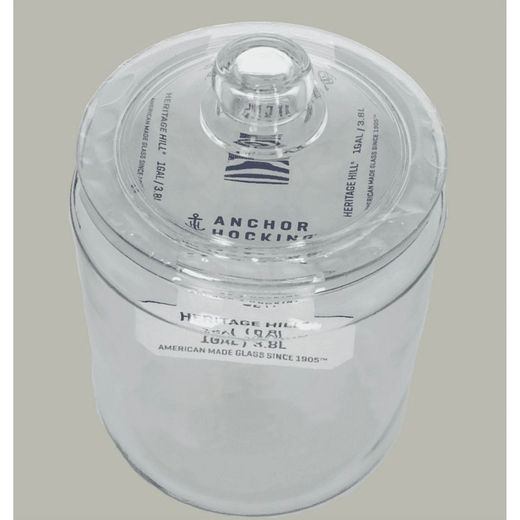 Anchor Hocking Heritage Hill Glass Jar with Lid, 1 Gallon, Well Suited to Pantry Jar Storage and Display - Image 7