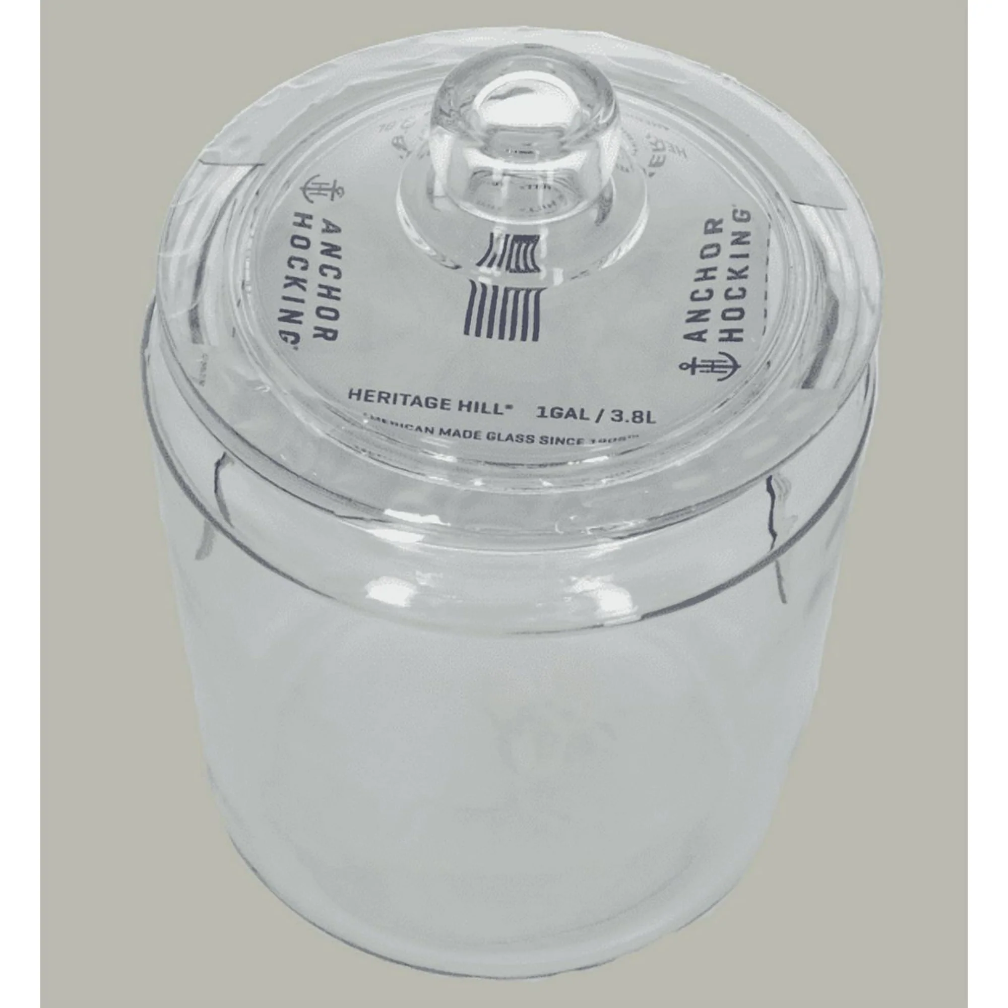 Anchor Hocking Heritage Hill Glass Jar with Lid, 1 Gallon, Well Suited to Pantry Jar Storage and Display - Image 8