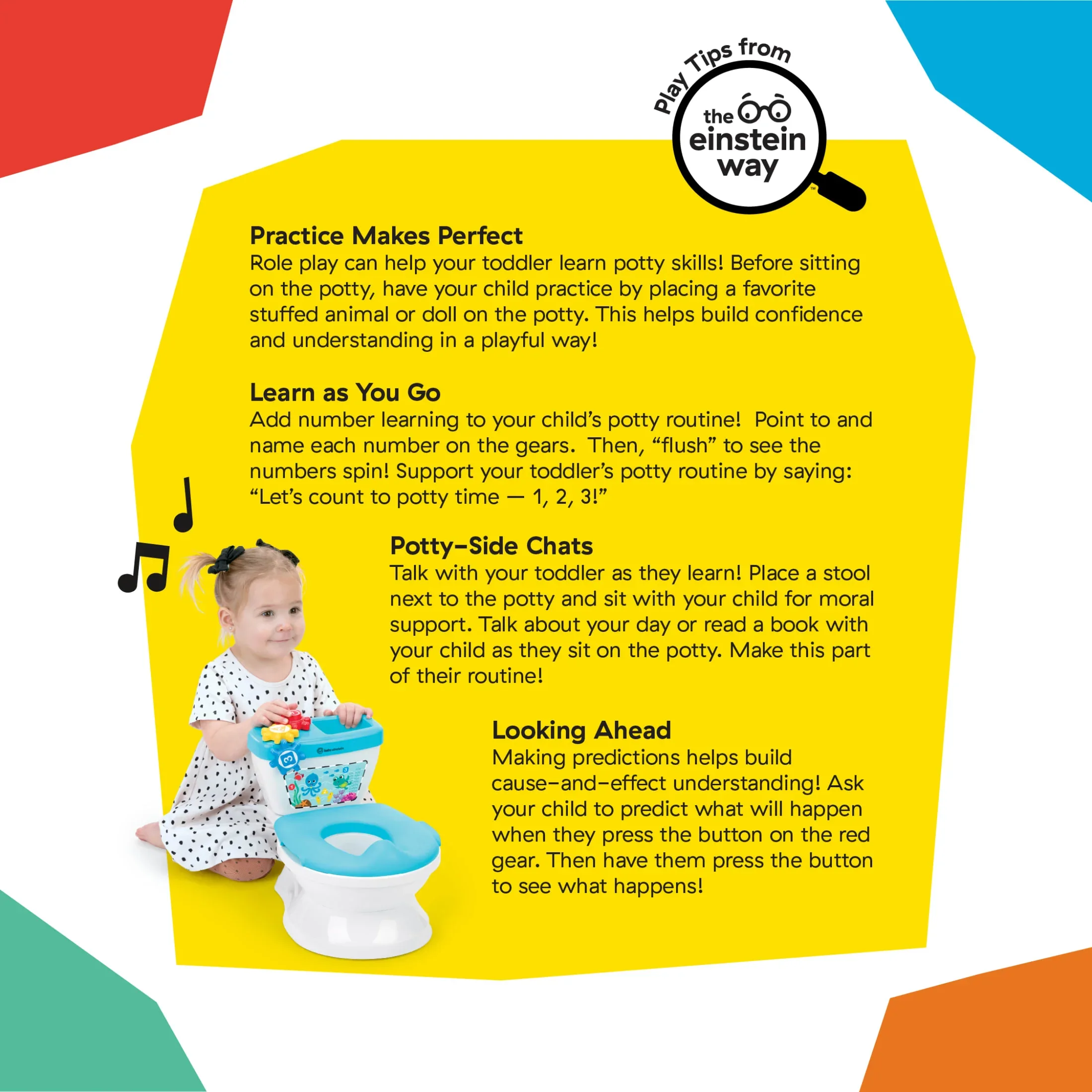 Baby Einstein Geared for Success 2-in-1 Potty Training System, Unisex, Ages 18 Months+ - Image 12