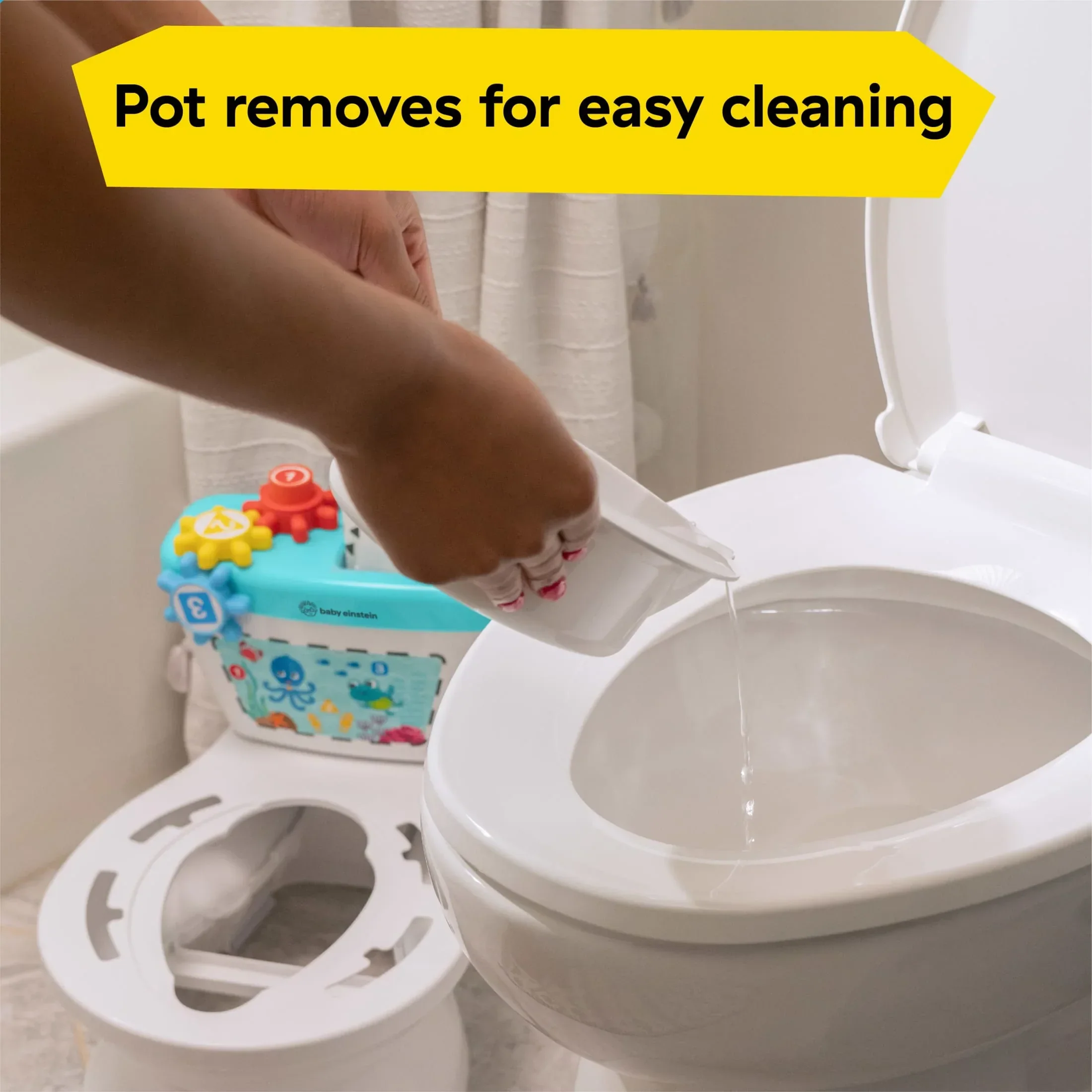 Baby Einstein Geared for Success 2-in-1 Potty Training System, Unisex, Ages 18 Months+ - Image 7