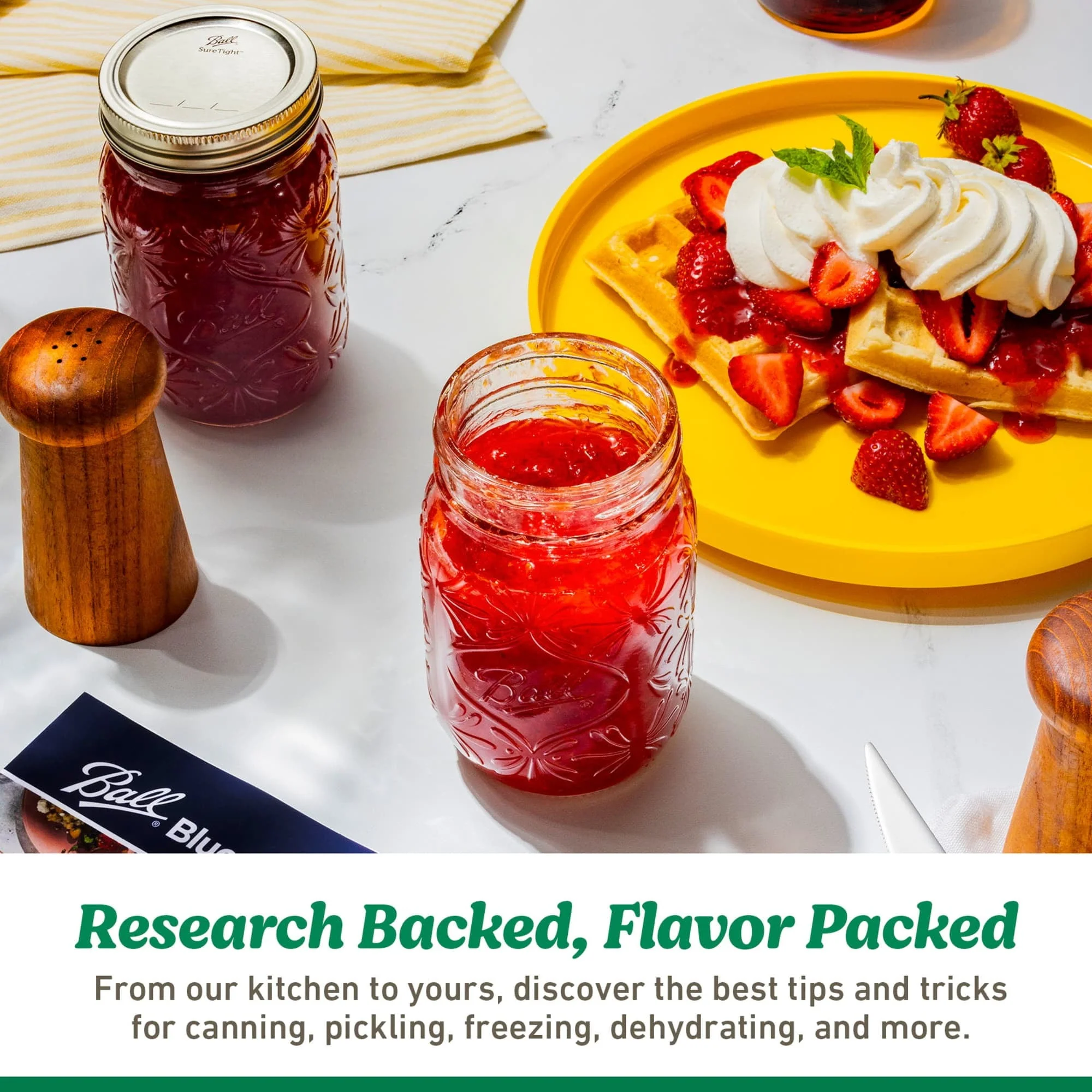 Ball 12-Pack Regular Mouth Canning Jar Lids, One-Piece Mason Jar Lids for Canning and Preserving, Replacement Lids for Ball Regular Mouth Mason Jars - Image 4