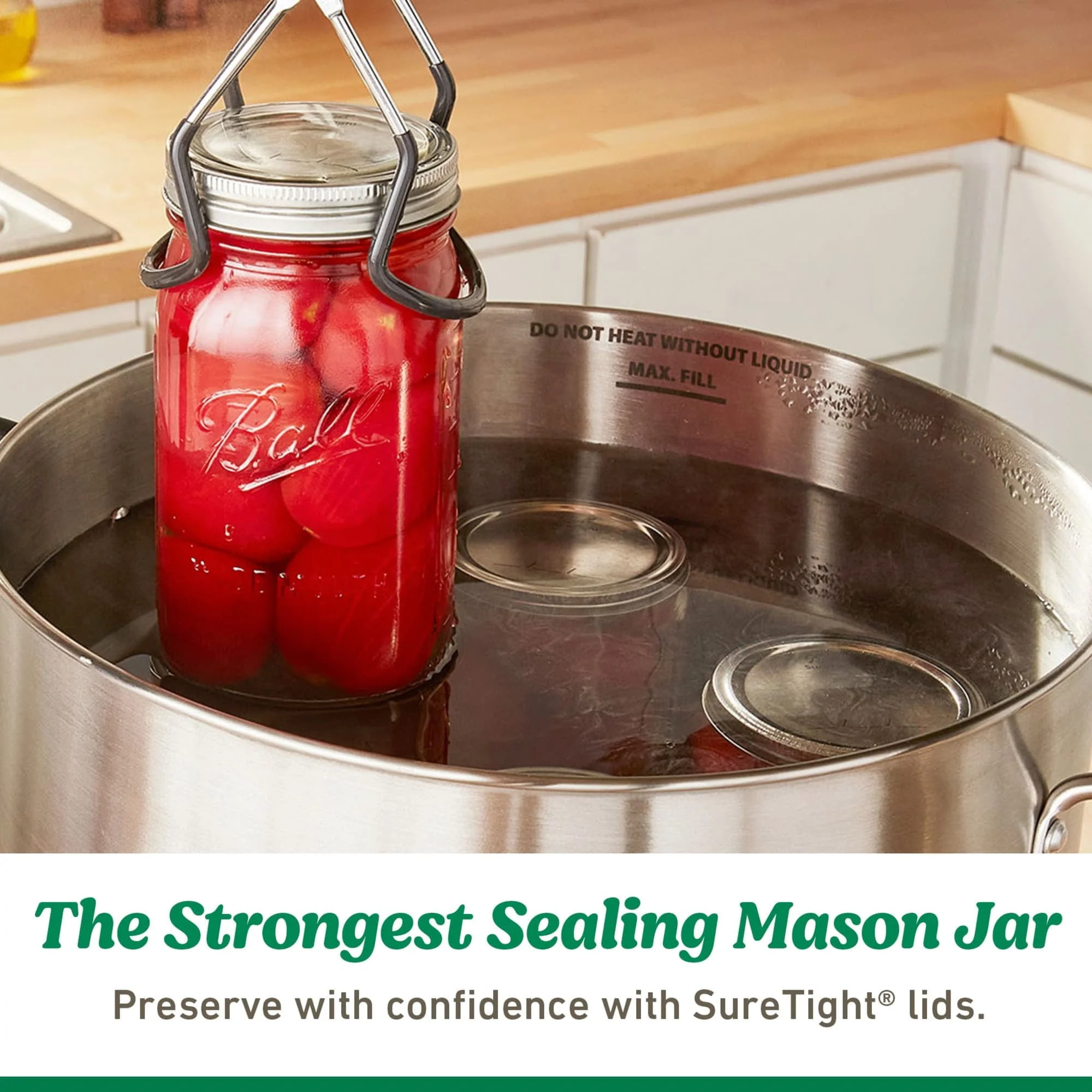 Ball 64 oz Mason Jars, Wide Mouth Half Gallon Canning Jars with Lids and Rings, 6-Pack Extra Large Glass Jars for Home Canning and Pantry Storage - Image 3