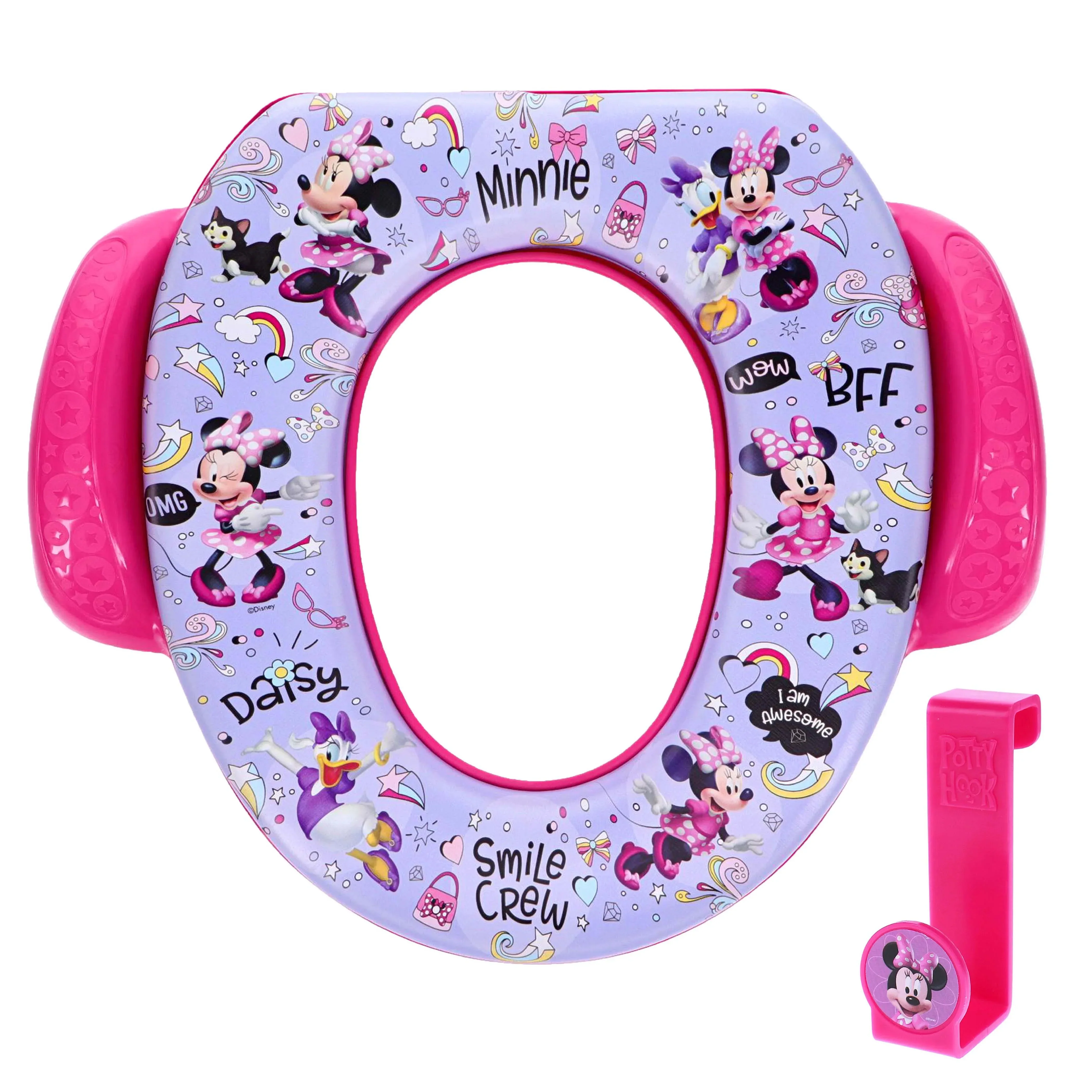 Bluey Soft Potty Training Seat for Toddlers with Hanging Hook, Fits Standard Toilets - Image 10