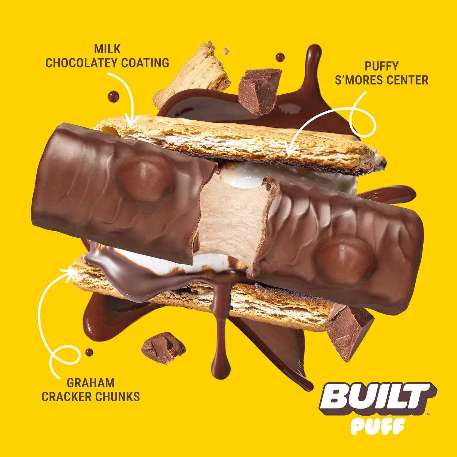 Built Bar Puff & Chunk Protein Bars, Variety Pack, 13 ct. - Image 3