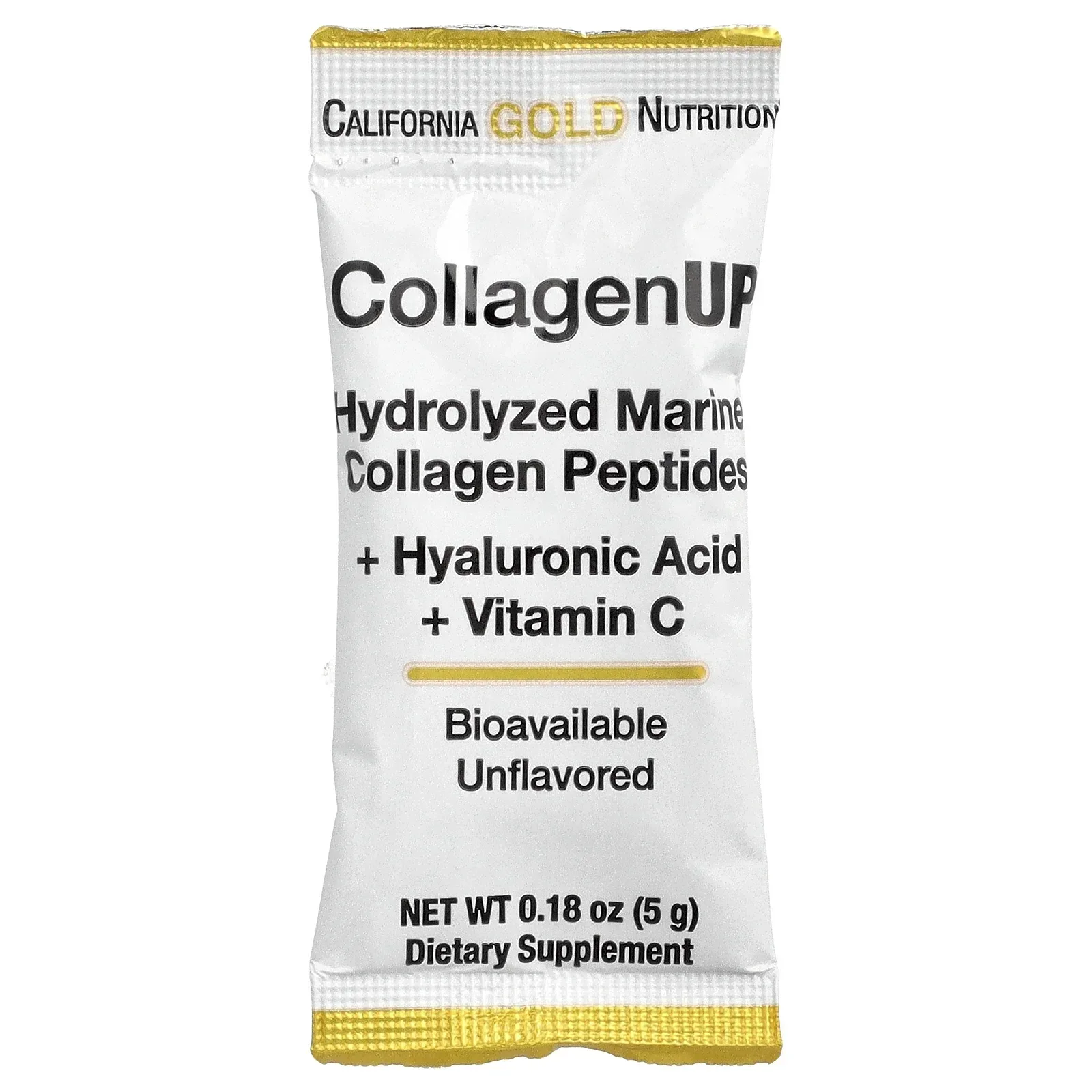 California Gold Nutrition CollagenUP®, Hydrolyzed Marine Collagen Peptides with Hyaluronic Acid and Vitamin C, Unflavored, 7.26 oz (206 g) - Image 12