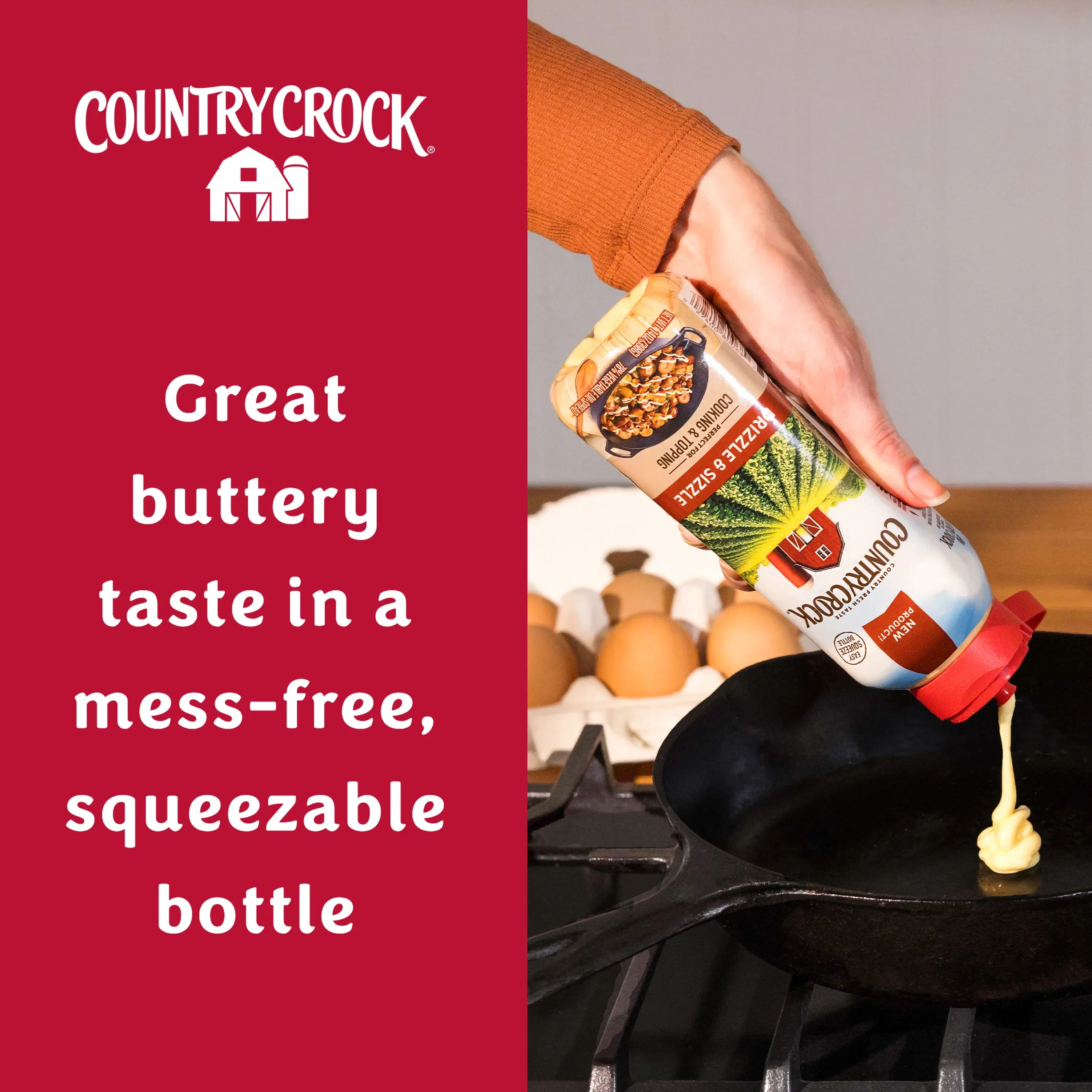 Country Crock Drizzle and Sizzle 14oz Bottle - Image 3
