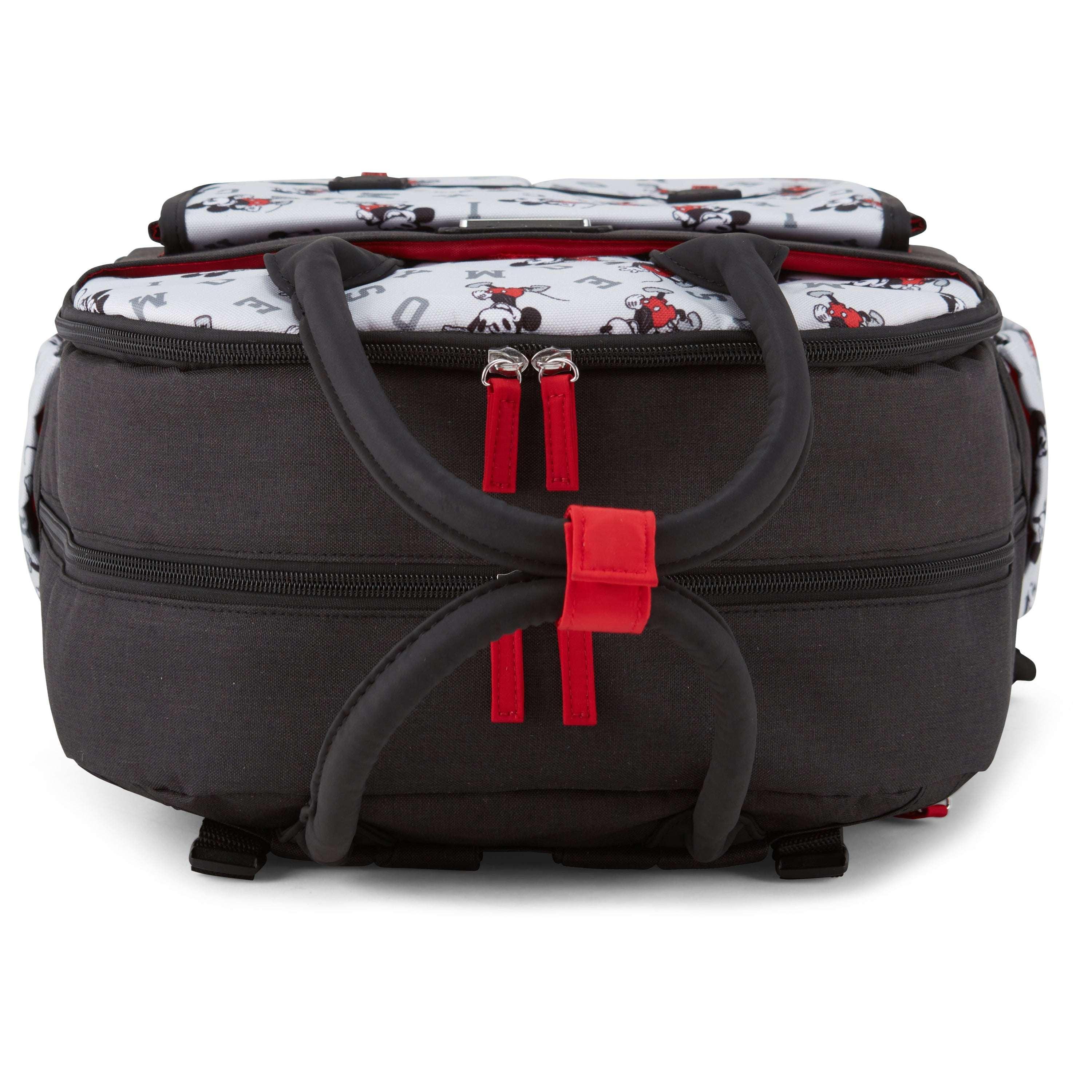 Disney Baby Diaper Bag, Black and Red Mickey, 16 Inch - Image 3