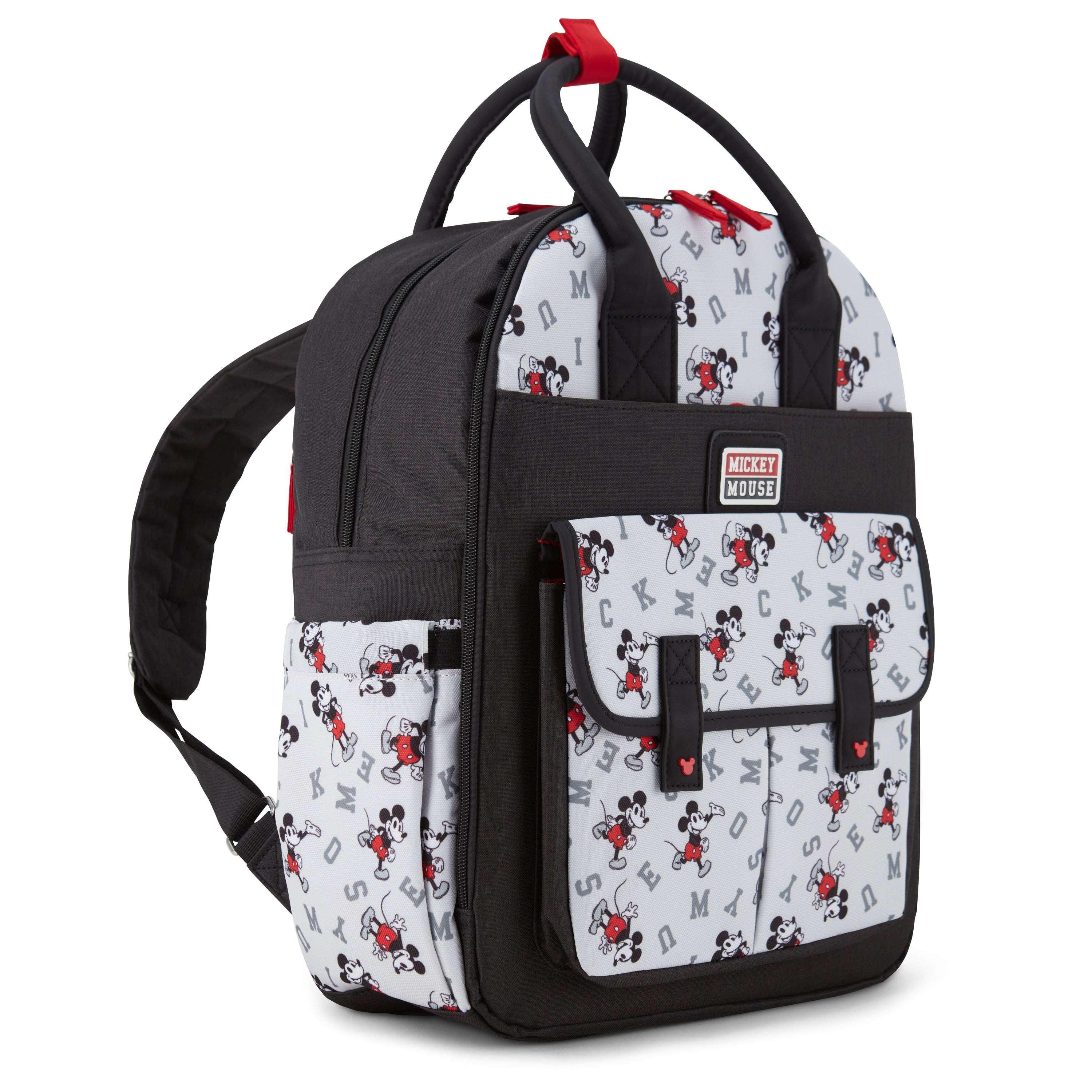 Disney Baby Diaper Bag, Black and Red Mickey, 16 Inch - Image 5
