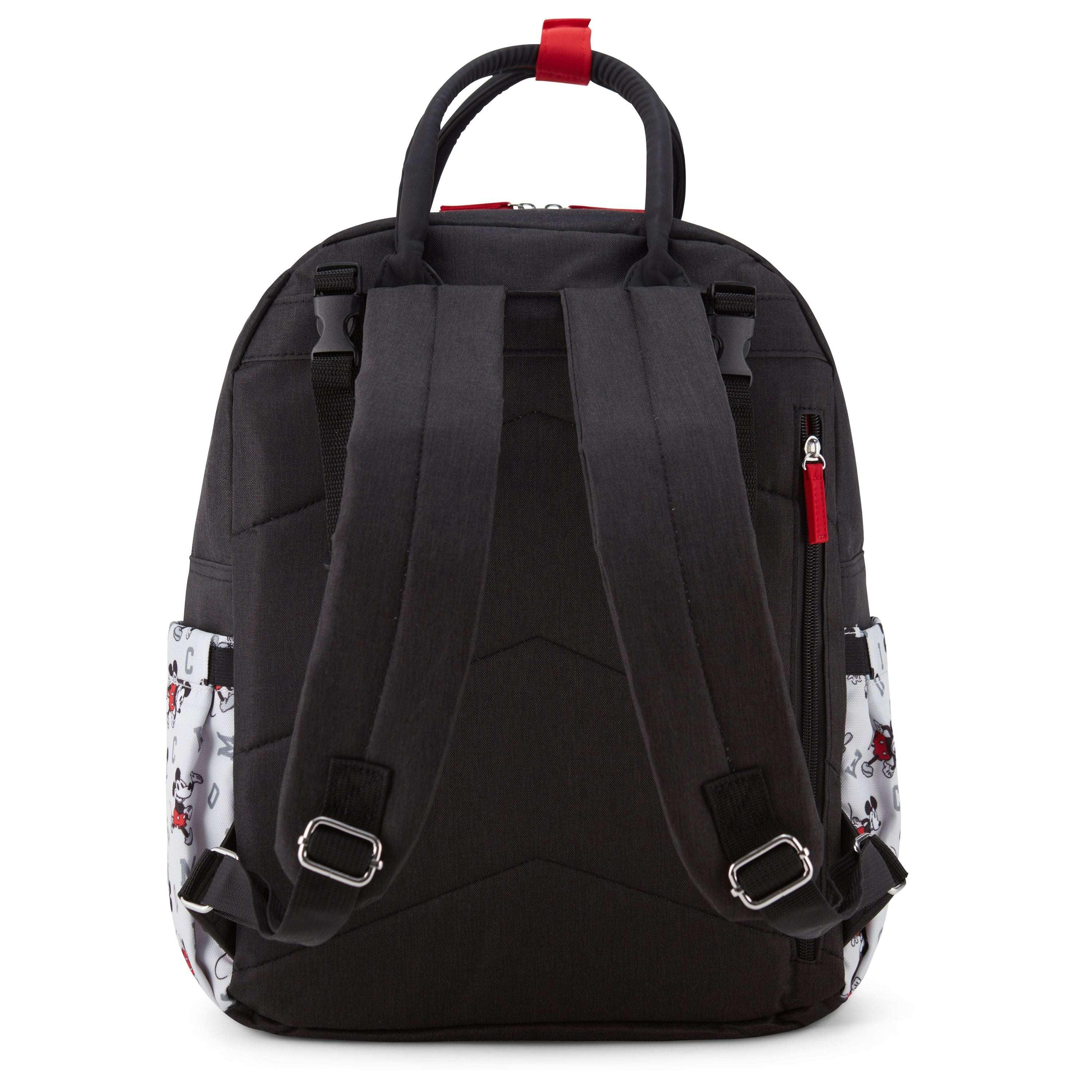 Disney Baby Diaper Bag, Black and Red Mickey, 16 Inch - Image 6