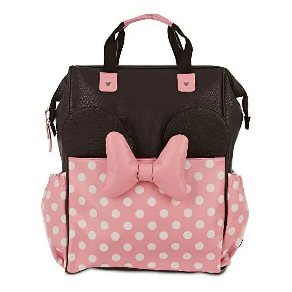 Disney Baby Diaper Bag, Black and Red Mickey, 16 Inch - Image 9