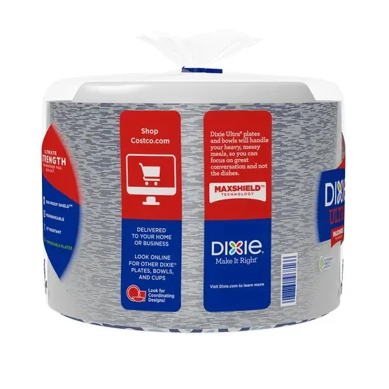 Dixie Ultra 10-1/16" Paper Plate, 186-count - Image 5