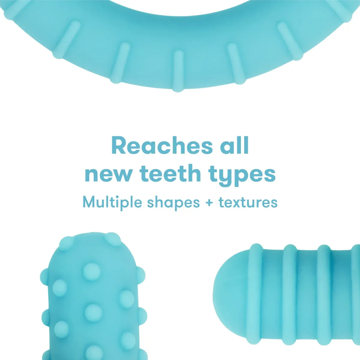 Frida Baby Get a Grip Teether, Multi-Texture Teething Toy for Baby Teething Pain Relief - Image 5