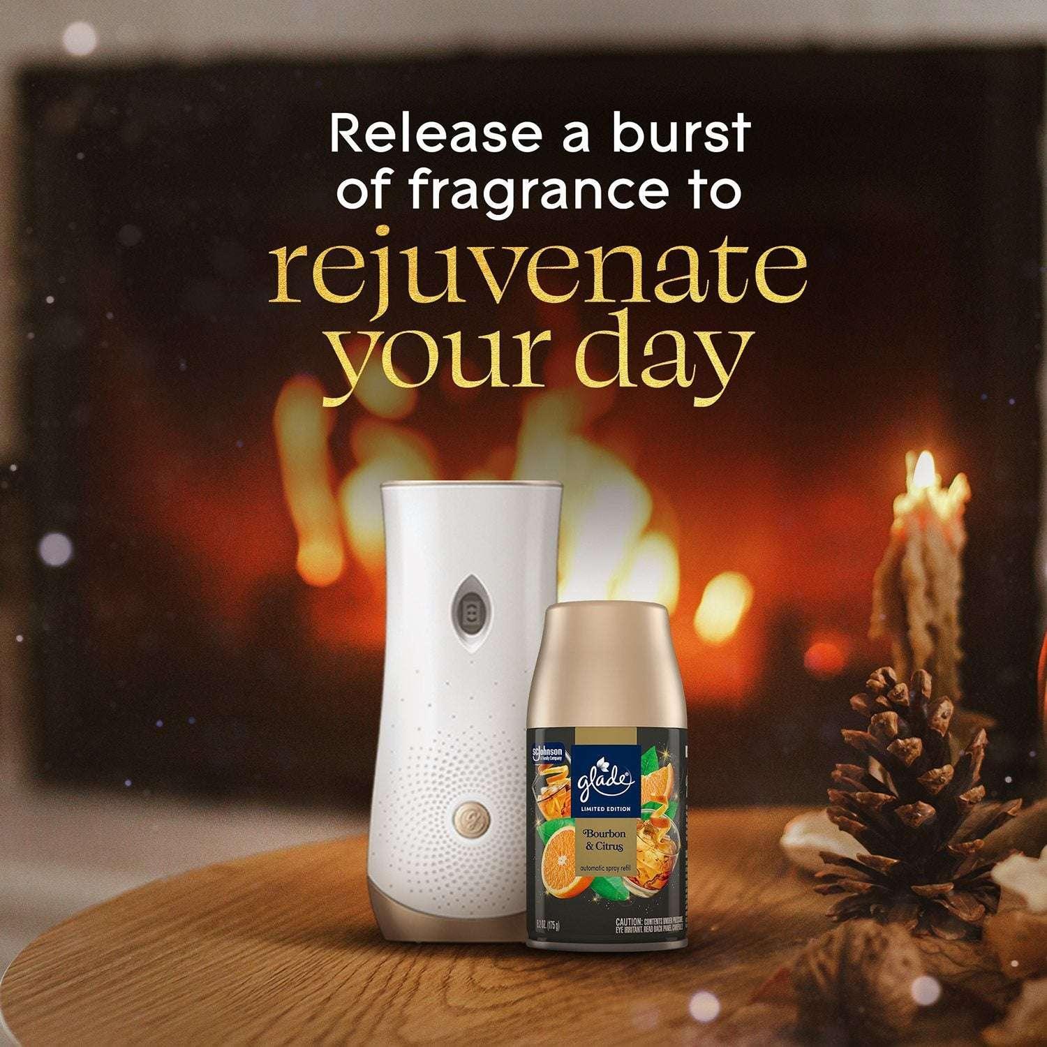 Glade Automatic Spray Air Freshener, Pumpkin & Ginger, 1 Device + 3 Refills - Image 3