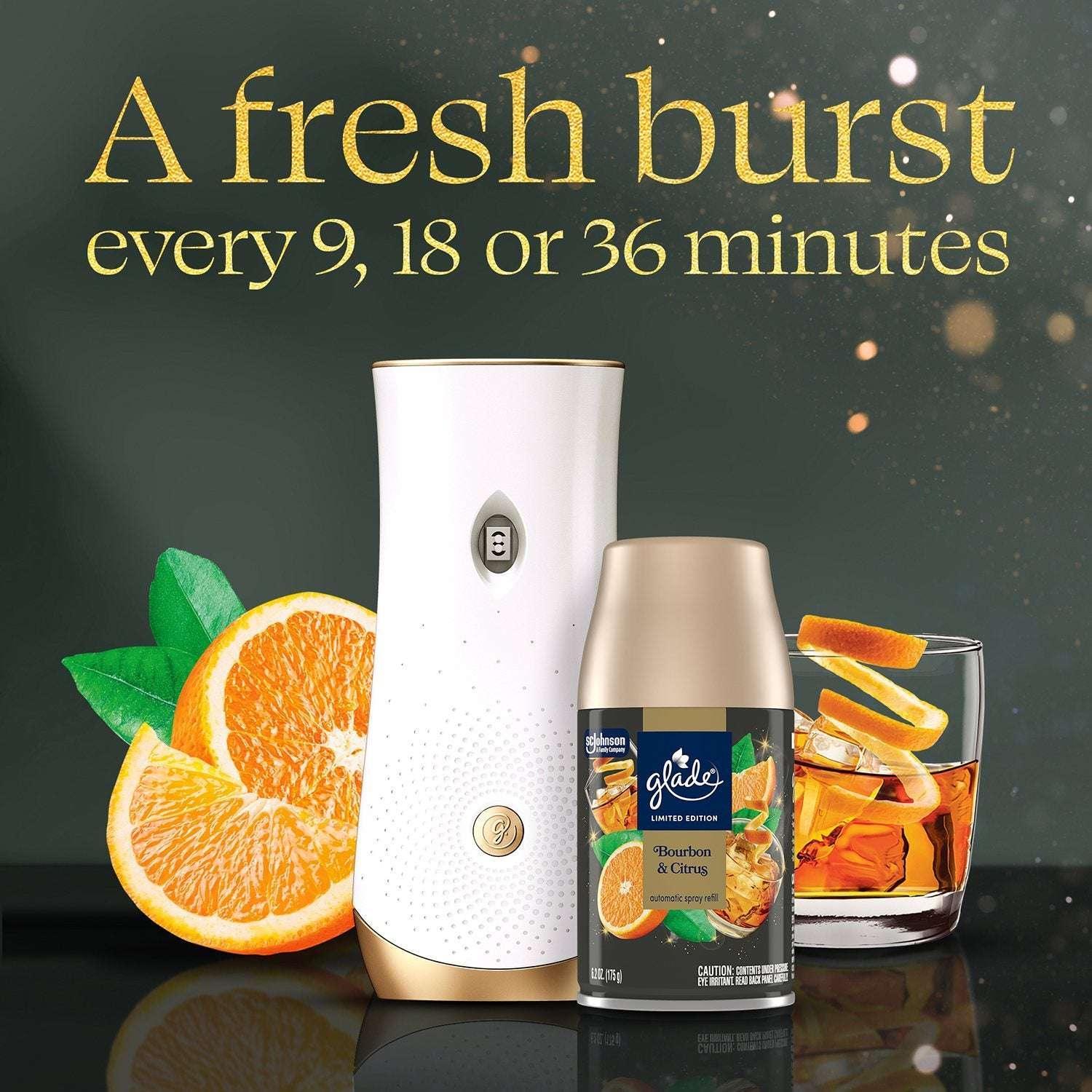 Glade Automatic Spray Air Freshener, Pumpkin & Ginger, 1 Device + 3 Refills - Image 4