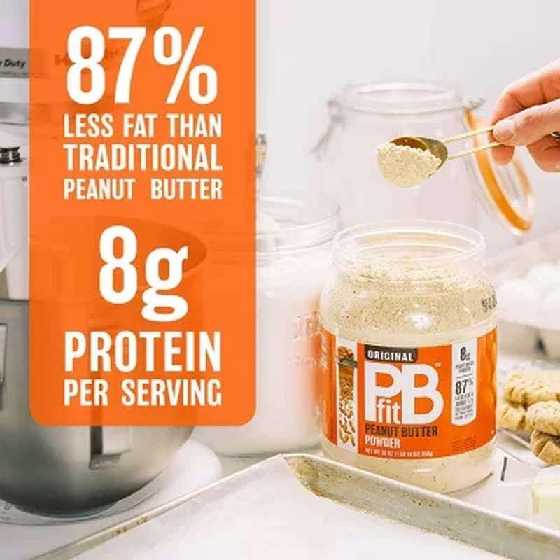 Pbfit All-Natural Gluten-Free Peanut Butter Powder (30 Oz.) - Image 3