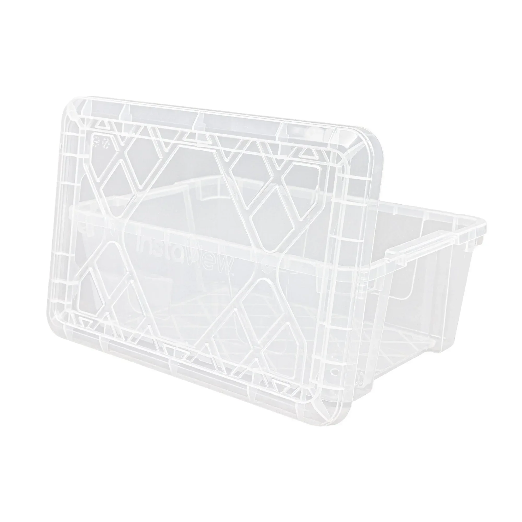 Greenmade InstaView 13 Quart Clear Plastic Stackable Storage Bins, 8-pack - Image 4