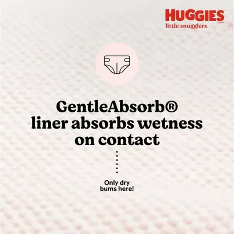 Huggies Little Snugglers Diapers (Sizes: Newborn-2) - Image 6
