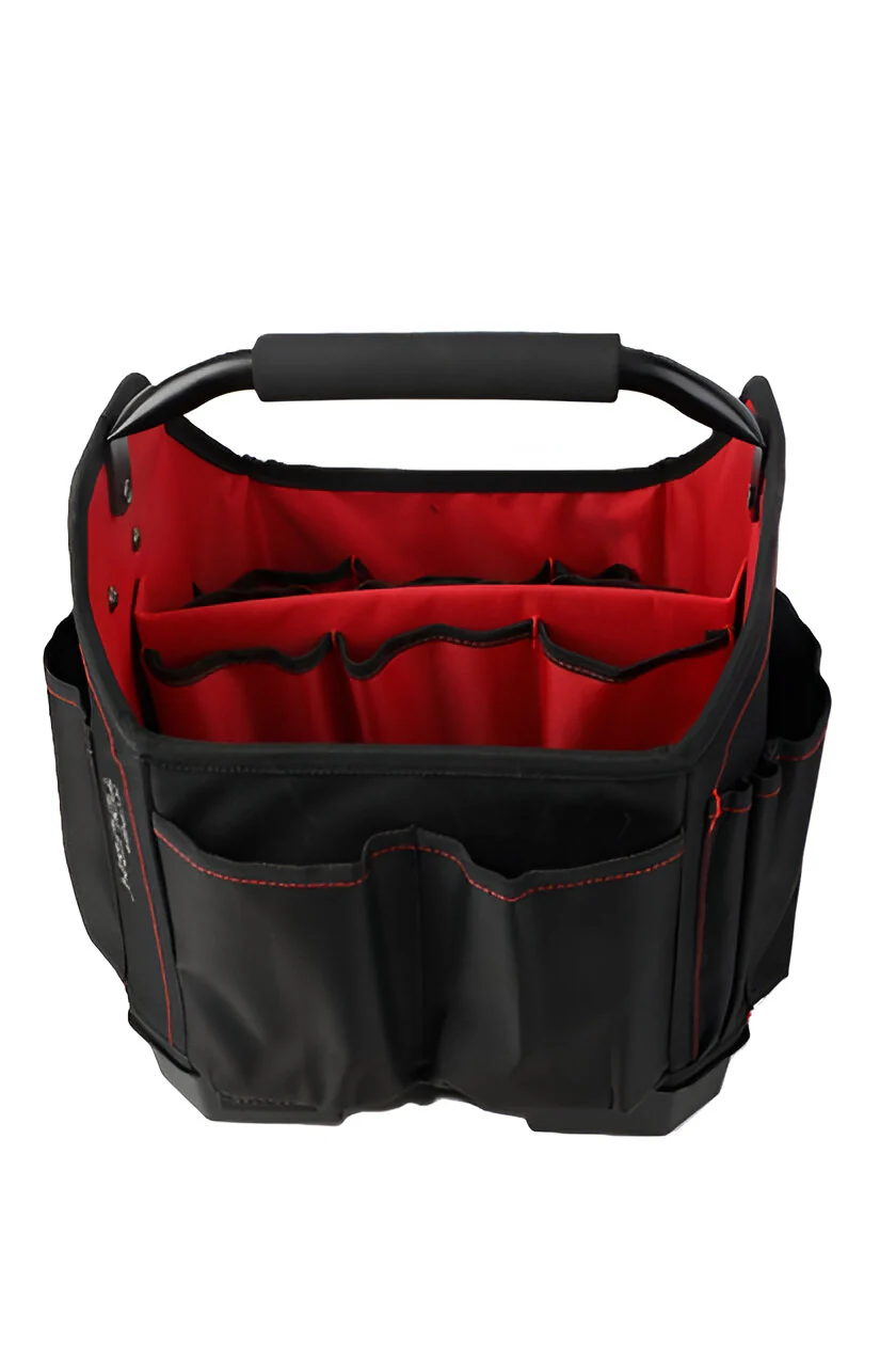 Hyper Tough Hyper Stack Half Size Tool Tote – Stackable Storage Organizer, Portable Handle - Image 4