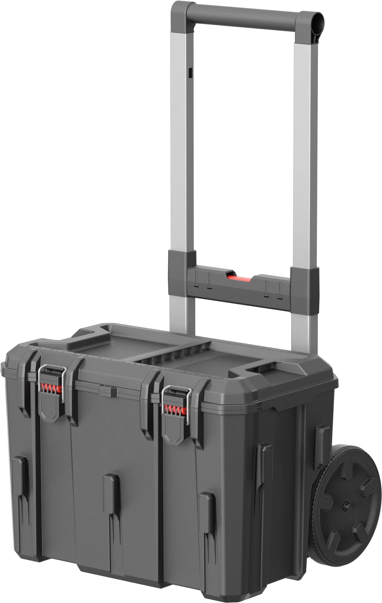 Hyper Tough Hyper Stack Heavy Duty 3 Piece Modular Rolling Toolbox System, Black - Image 5