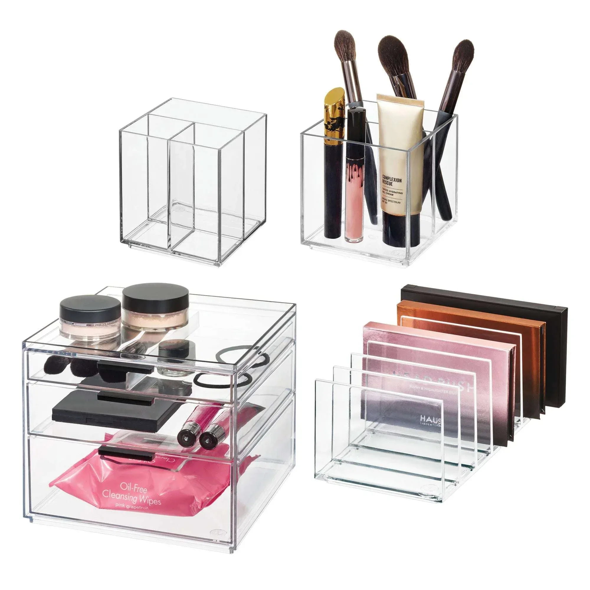 iDESIGN 4-piece Cosmetic Organizer Set - Image 4
