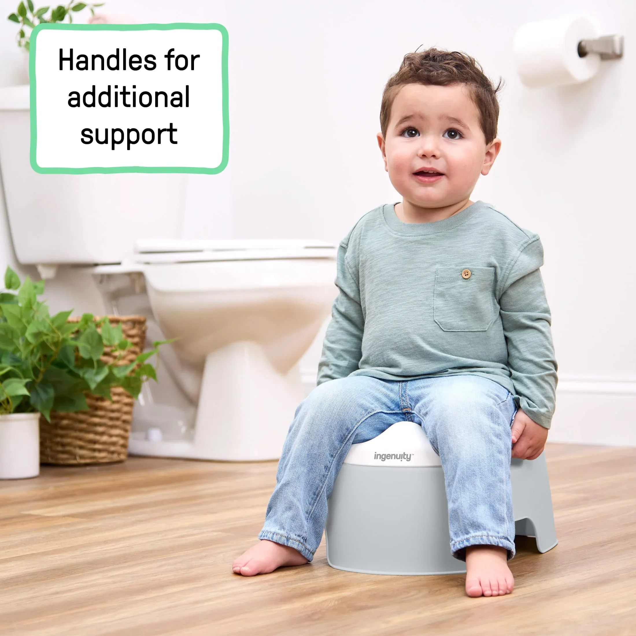 Ingenuity Full Comfort Toddler Training Potty - Image 4