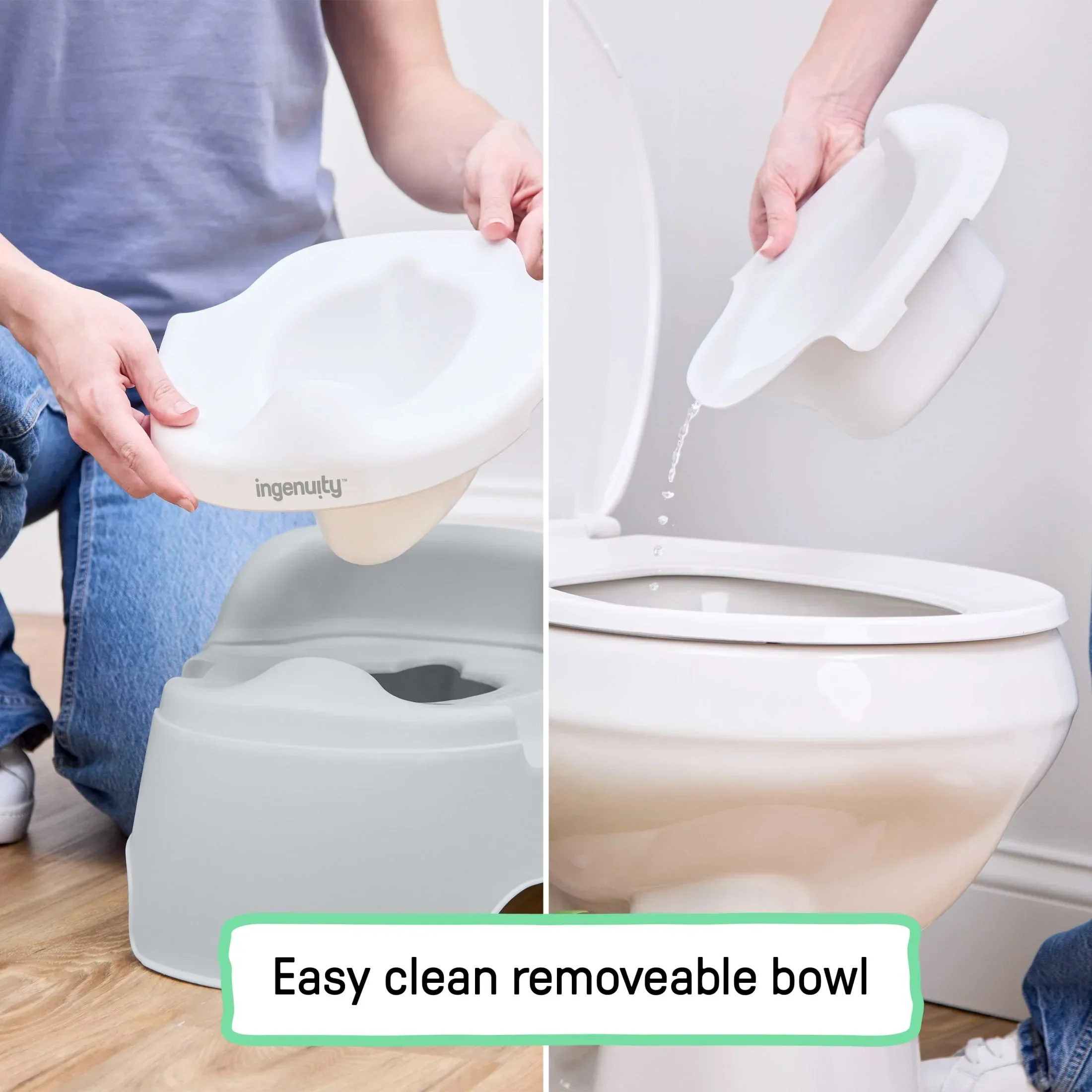 Ingenuity Full Comfort Toddler Training Potty - Image 5