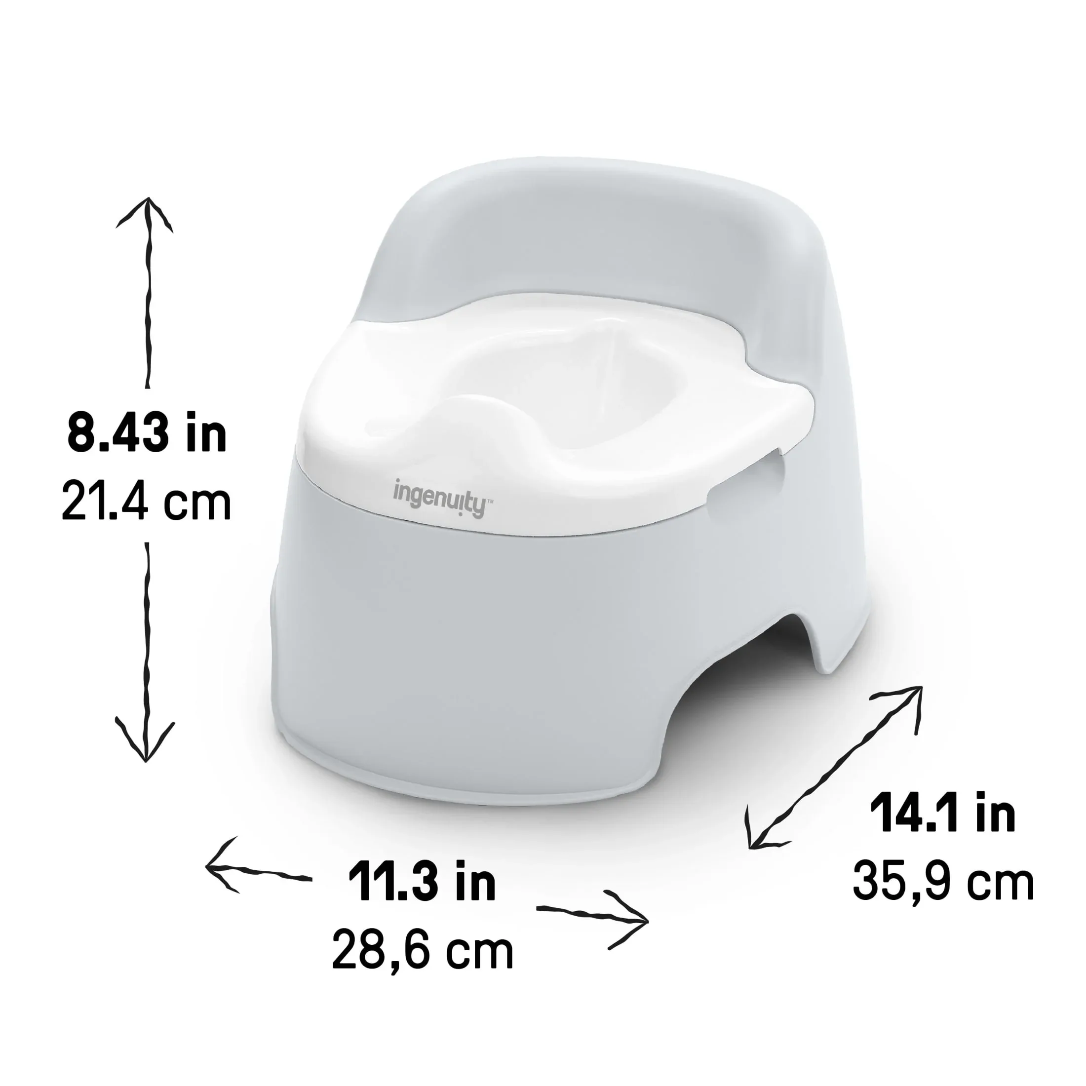 Ingenuity Full Comfort Toddler Training Potty - Image 7