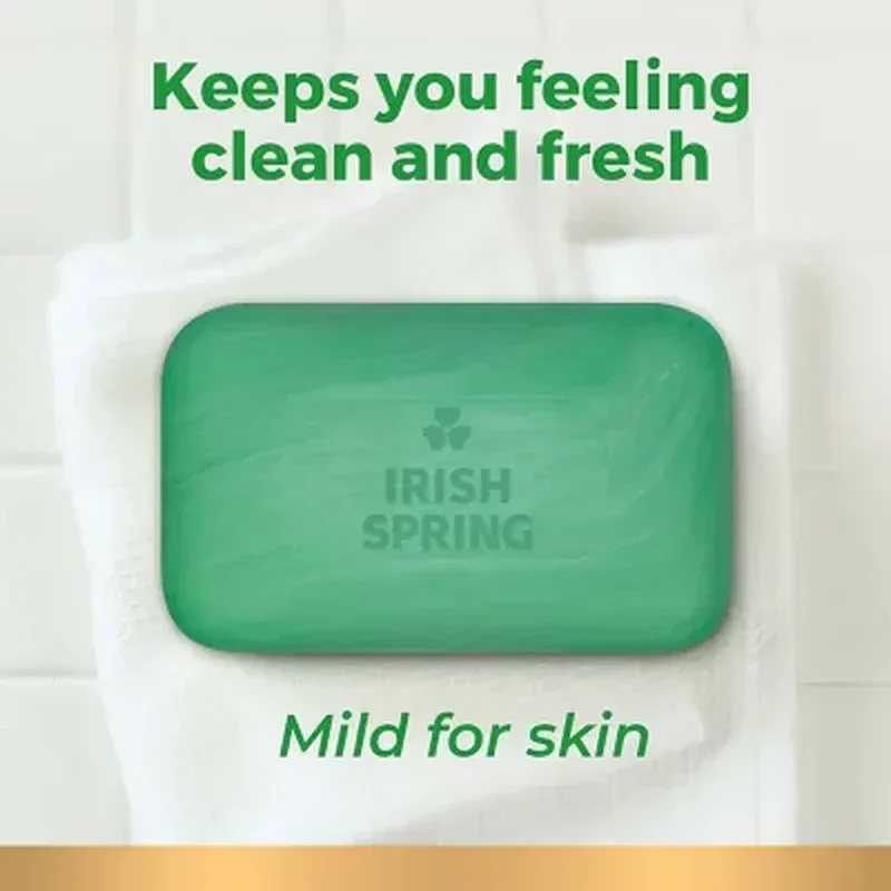 Irish Spring Bar Soap, Original Clean (4 Oz., 20 Ct.) - Image 4
