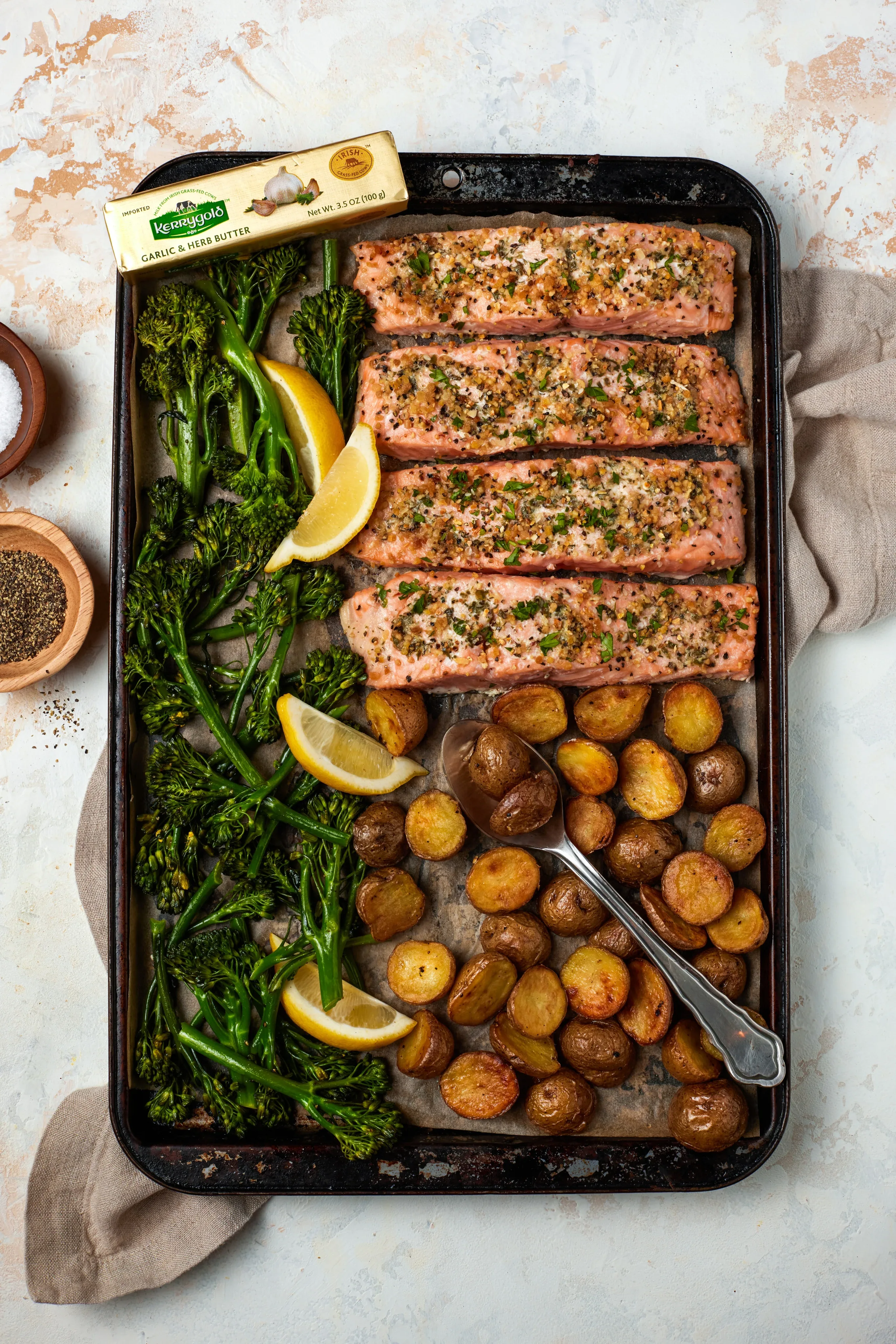 Kerrygold Grass-Fed Pure Irish Garlic & Herb Butter Stick, 3.5 oz. - Image 4