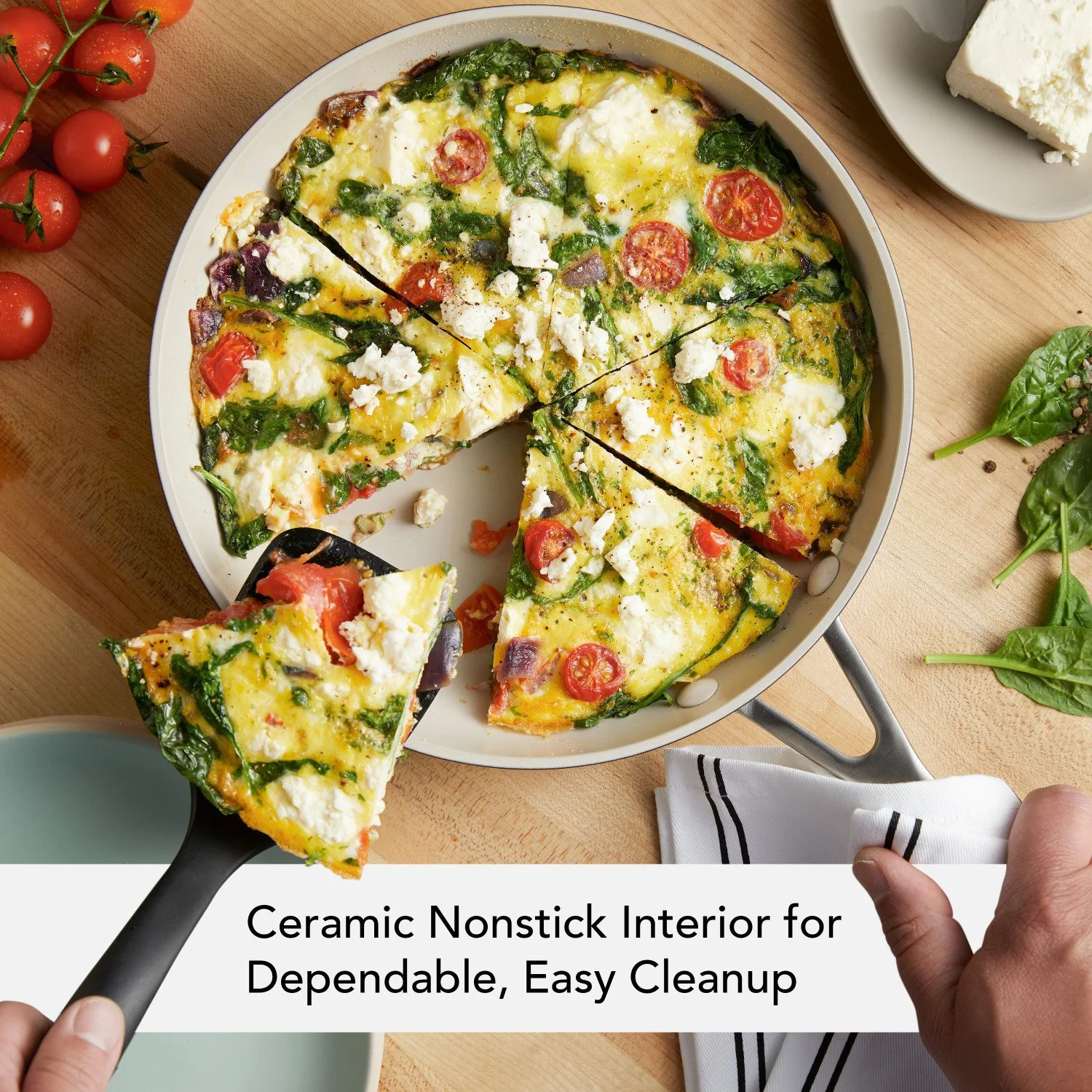 KitchenAid Hard Anodized Ceramic Nonstick 2-Piece Fry Pan Set - Image 6