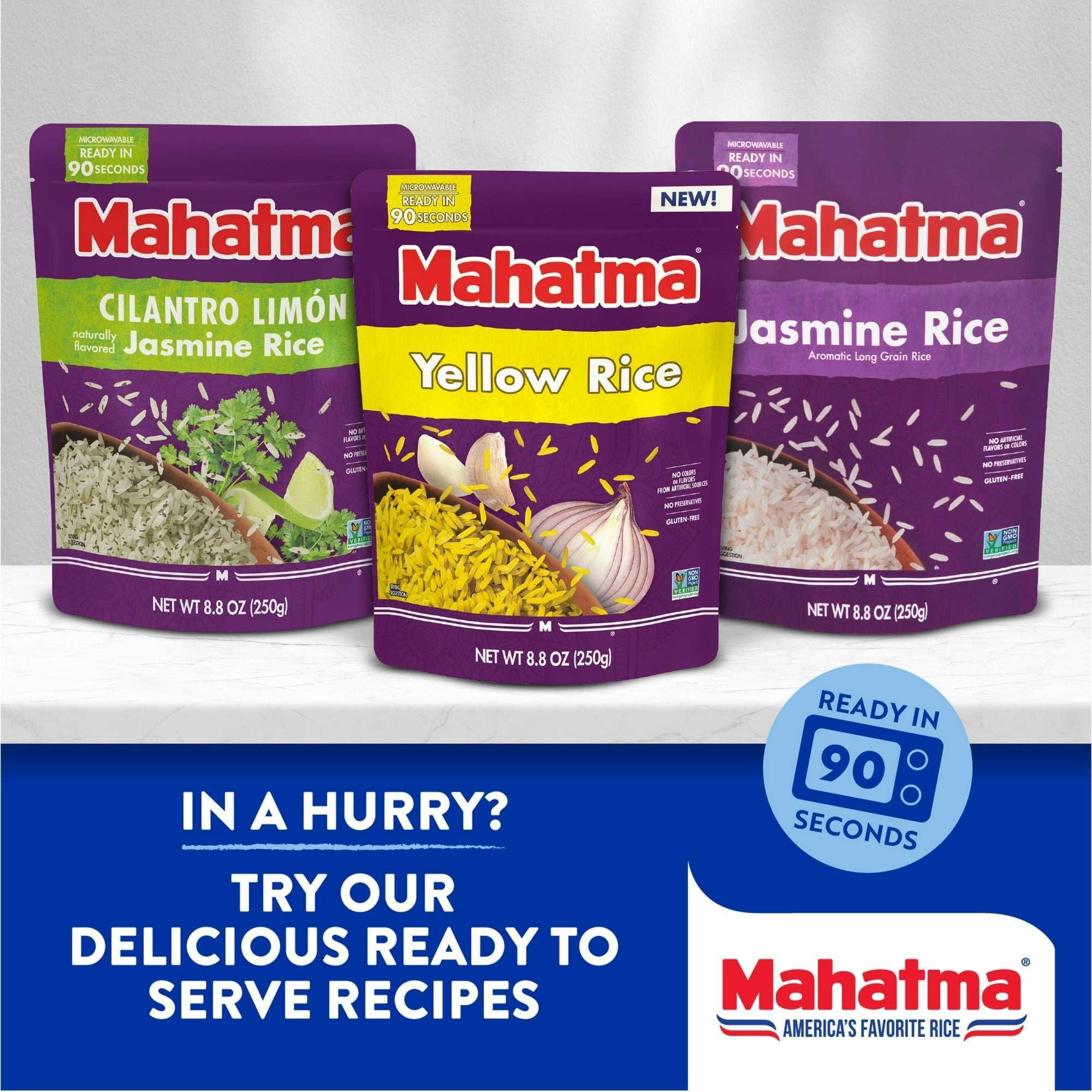 Mahatma Basmati White Rice, Fragrant Extra Long Grain, Gluten Free, 2 lb Bags - Image 6