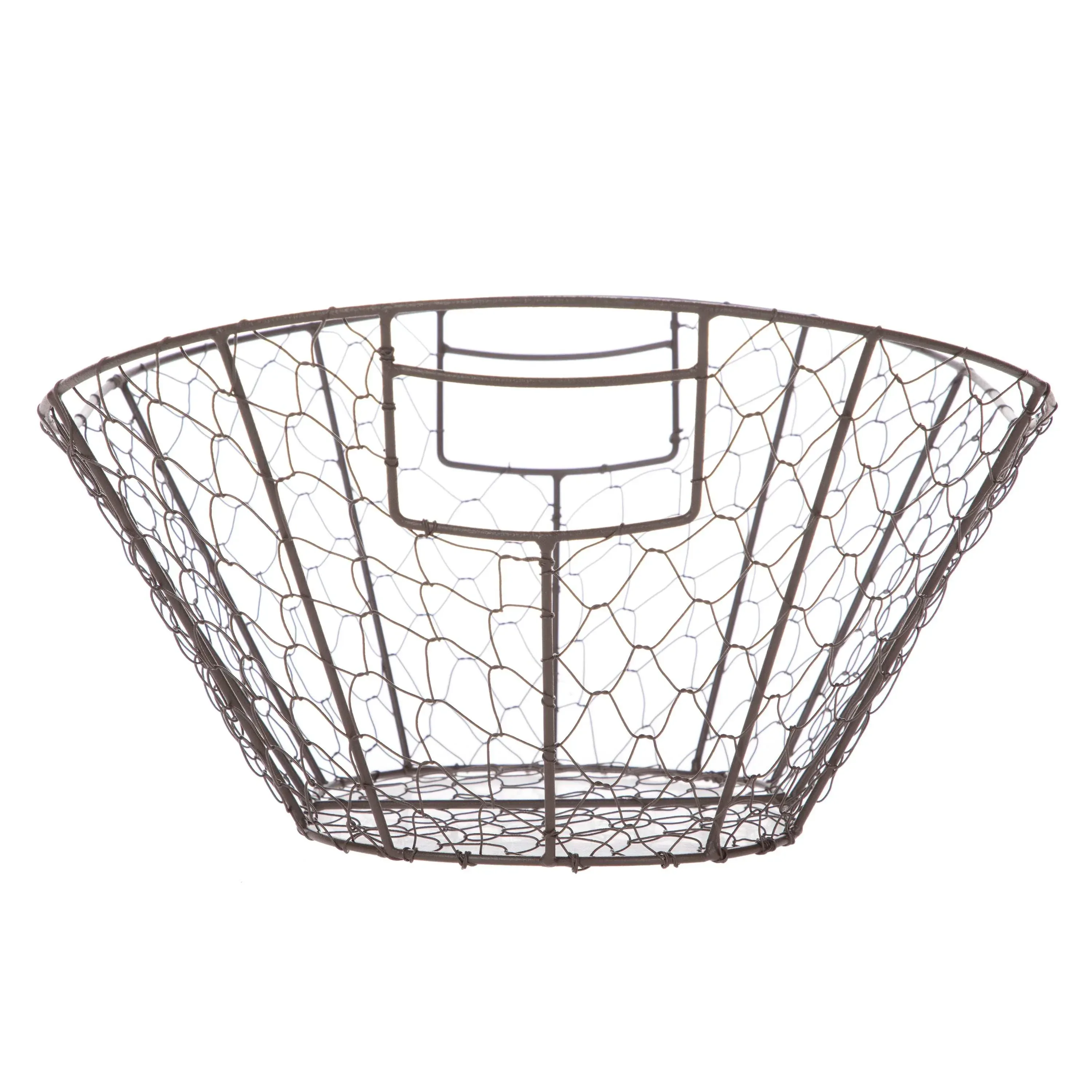 Mainstays Chicken Wire Decorative Storage Basket with Handles - Image 8