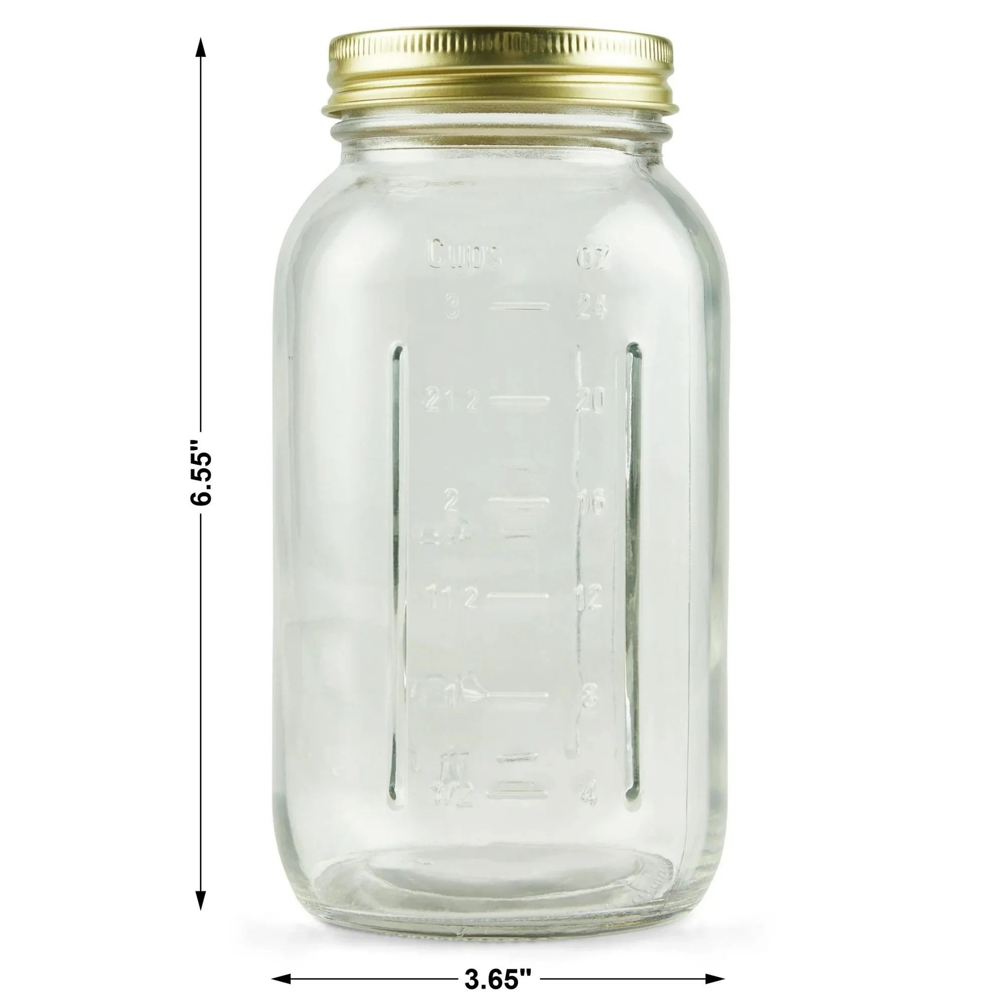Mainstays Mason Jars, Regular Mouth Half Pint Canning Jars with Lids and Rings, 12-Pack Small Glass Jars for Home Canning and Preserving - Image 26