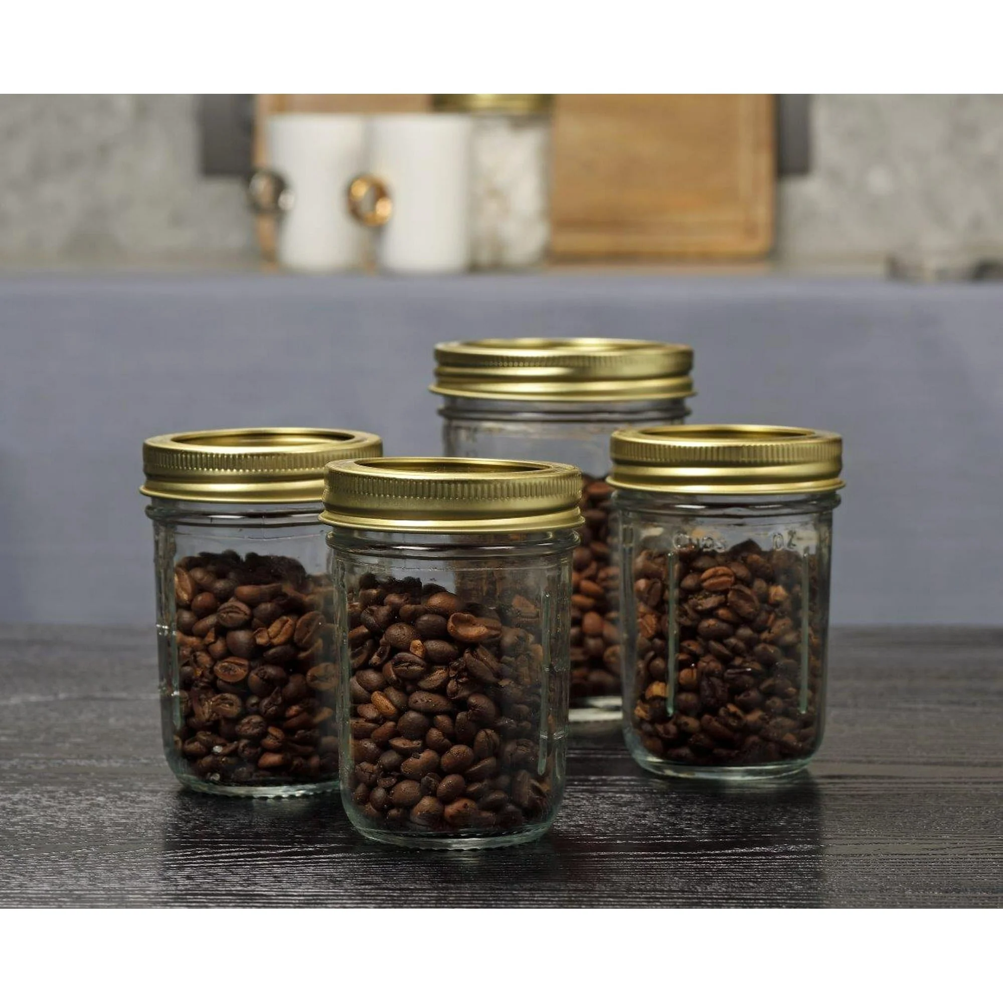 Mainstays Mason Jars, Regular Mouth Half Pint Canning Jars with Lids and Rings, 12-Pack Small Glass Jars for Home Canning and Preserving - Image 5