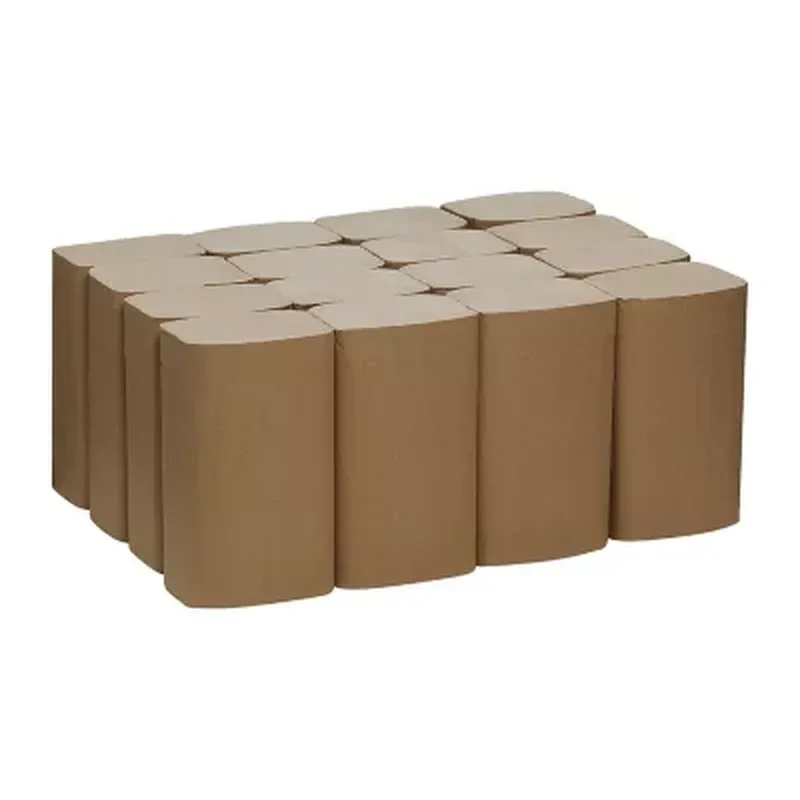 Marathon Singlefold Paper Towels, 1-Ply, 9 1/4" X 10 1/4", Brown (250 Towels/Pk., 16 Pks.) - Image 4