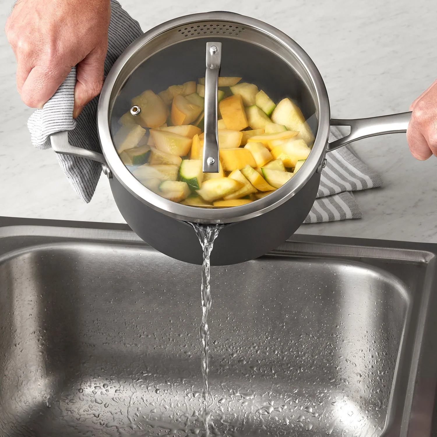 Member's Mark 15-Piece Hard Anodized Nonstick Aluminum Cookware Set - Image 6