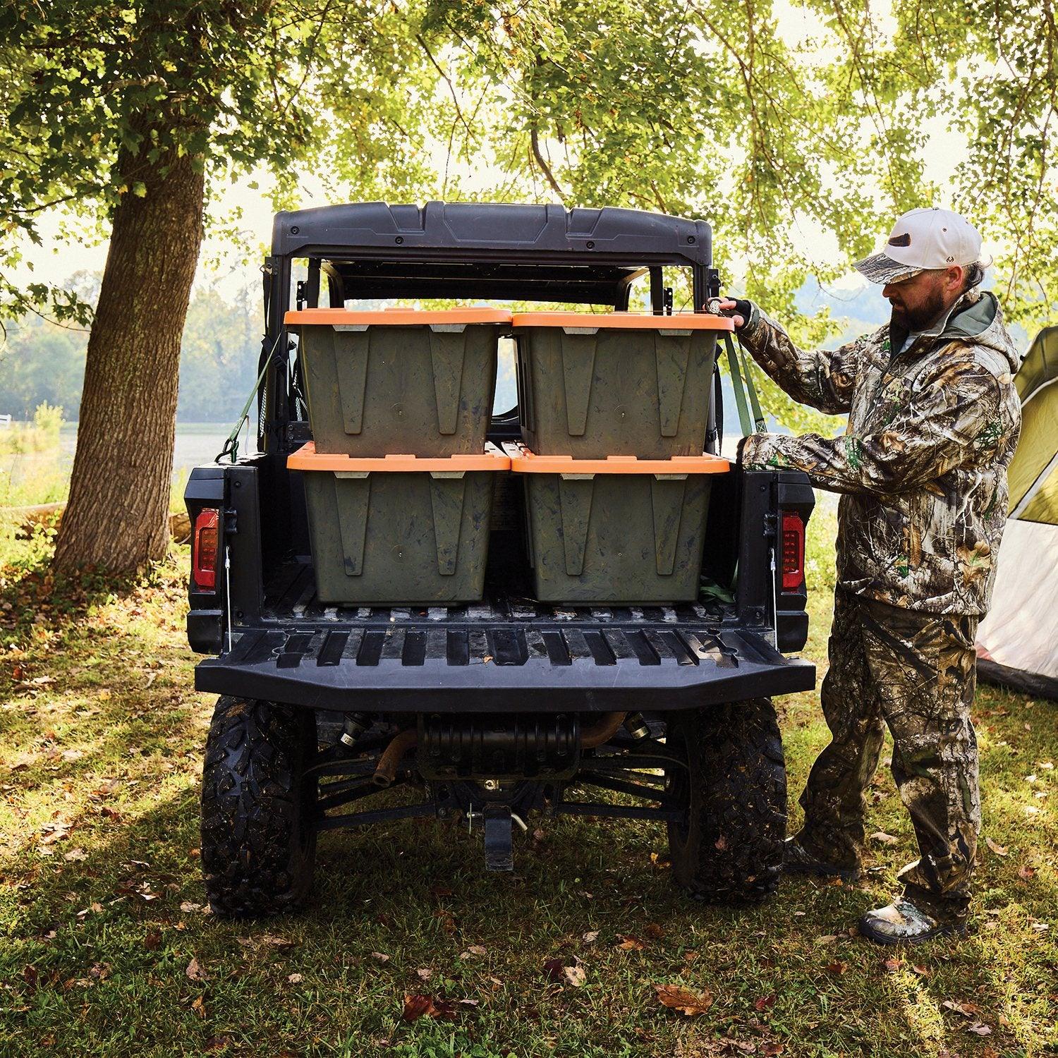 Member's Mark 27 Gallon Heavy-Duty Camo Storage Tote, 20.6" D x 30.6" W x 14.3" H ,  4 Pack - Image 3