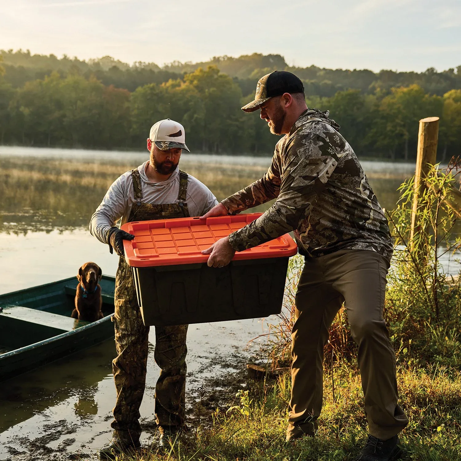 Member's Mark 27 Gallon Heavy-Duty Camo Storage Tote, 20.6" D x 30.6" W x 14.3" H ,  4 Pack - Image 4
