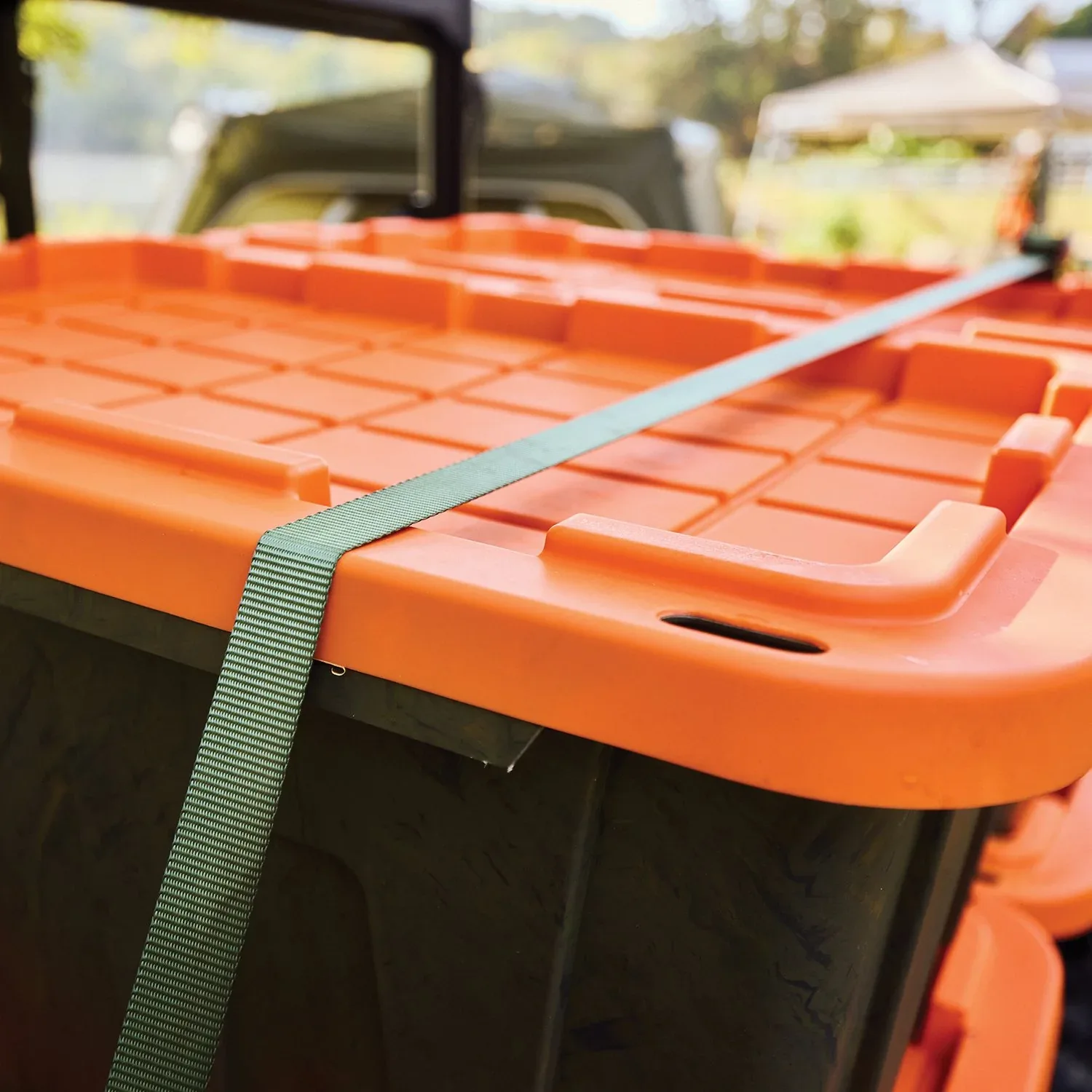 Member's Mark 27 Gallon Heavy-Duty Camo Storage Tote, 20.6" D x 30.6" W x 14.3" H ,  4 Pack - Image 5
