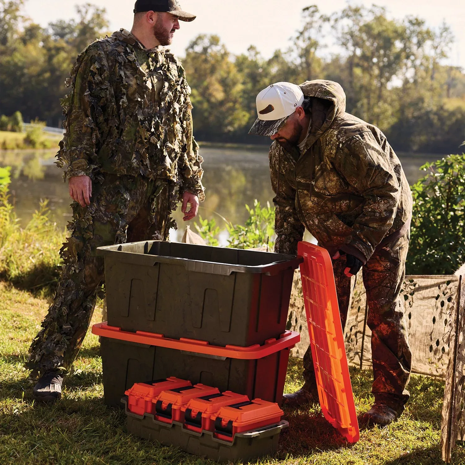 Member's Mark 27 Gallon Heavy-Duty Camo Storage Tote, 20.6" D x 30.6" W x 14.3" H ,  4 Pack - Image 6