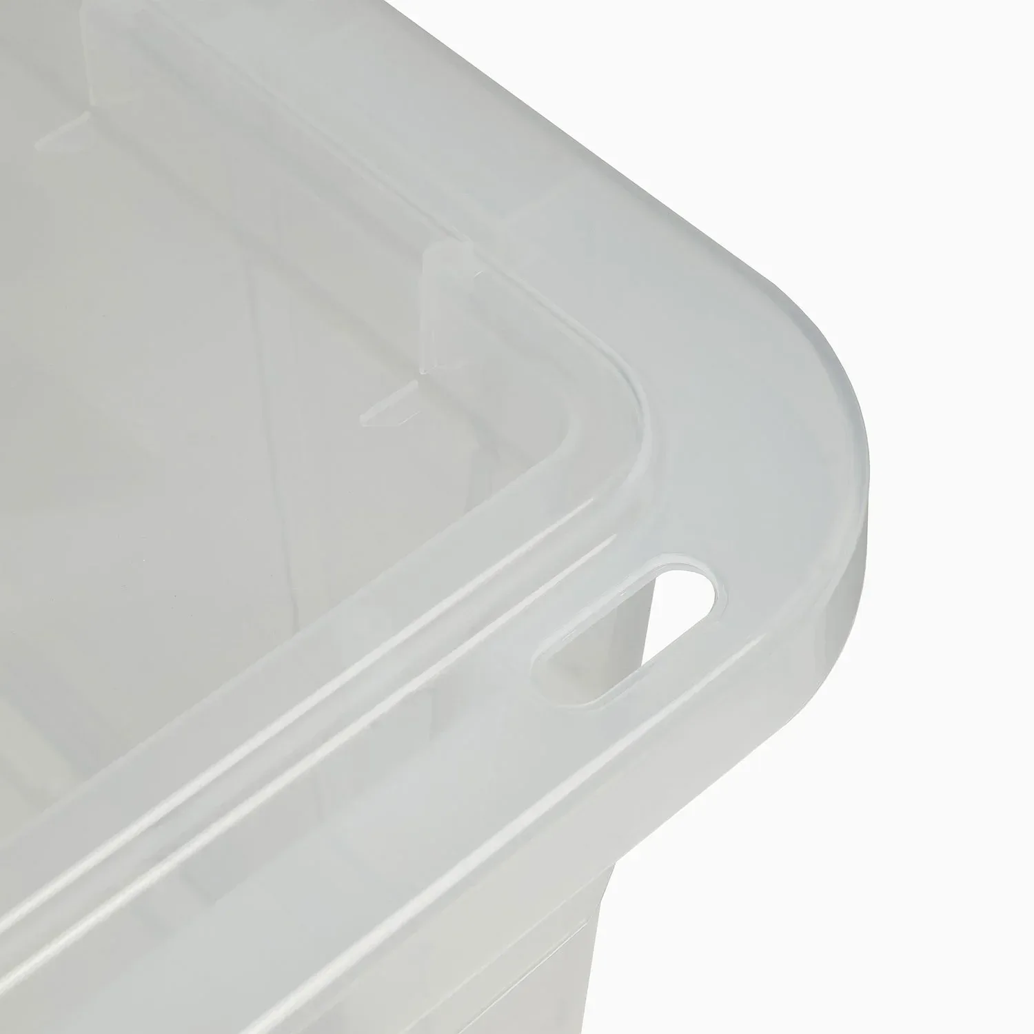 Member's Mark 60 Quart Clear Storage Tote, 17.2" D x 25.7" W x 12.0" H, 1 pack or 4 pack - Image 5