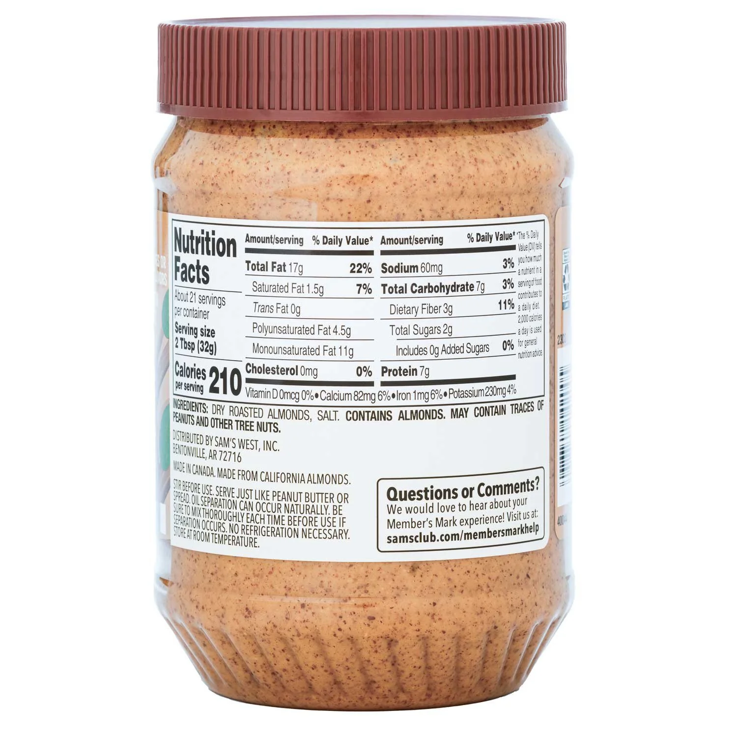 Member's Mark Almond Butter, 24 oz. - Image 5