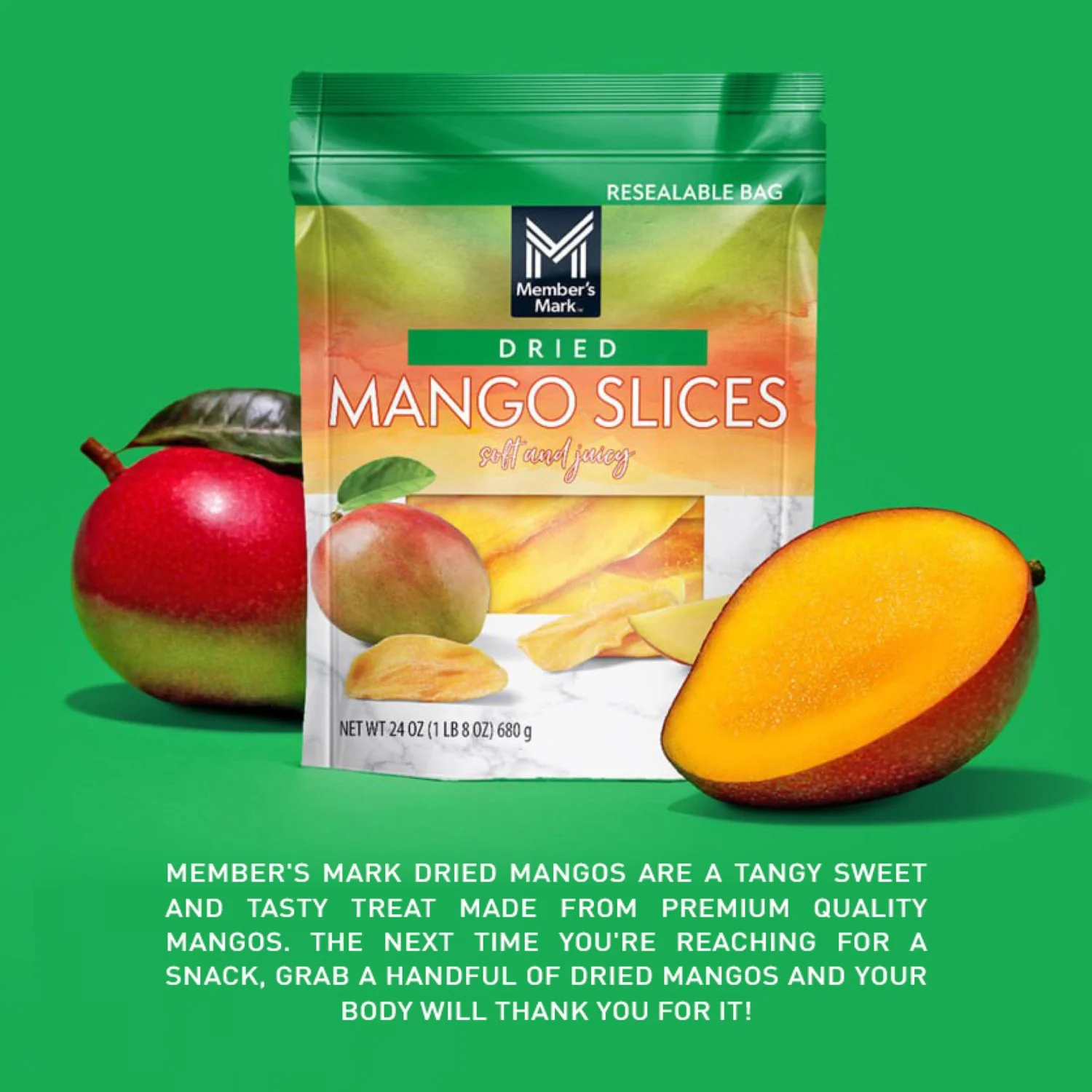 Member's Mark Dried Mango, 24 oz. - Image 3
