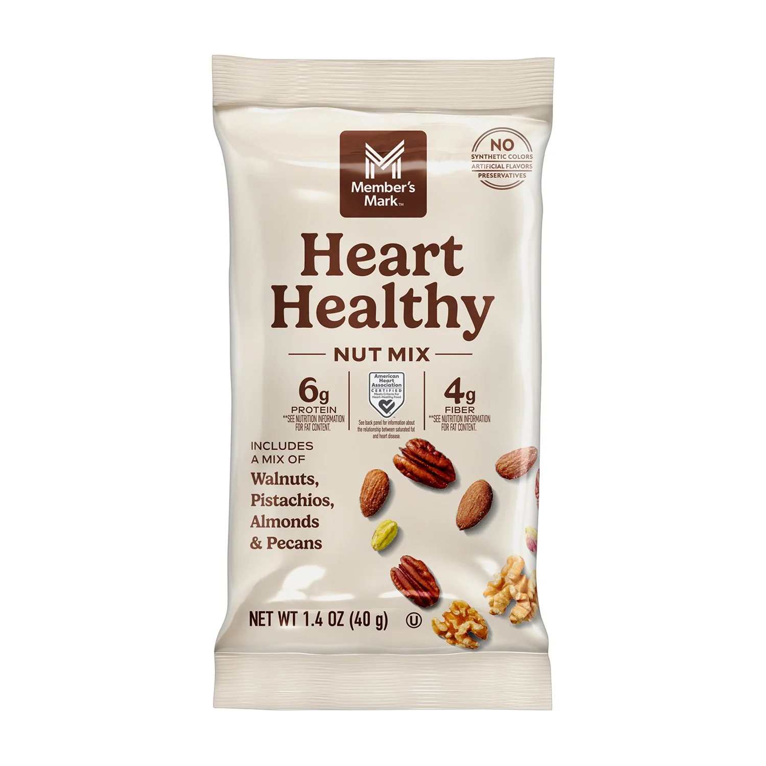 Member's Mark Heart Healthy Nut Mix Multipack, 1.4 oz., 18 pk. - Image 4